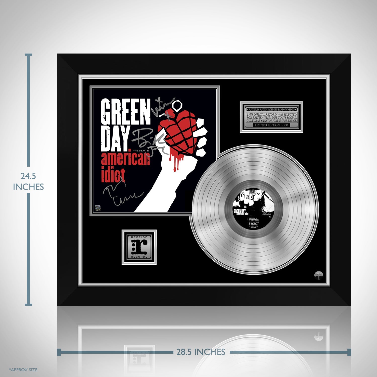 Green Day - American Idiot Platinum LP Limited Signature Edition 