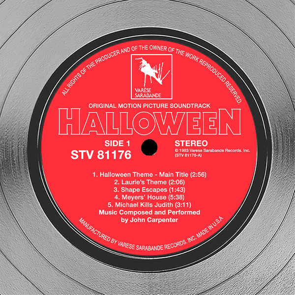 Halloween - Original Motion Picture Soundtrack Platinum LP Limited