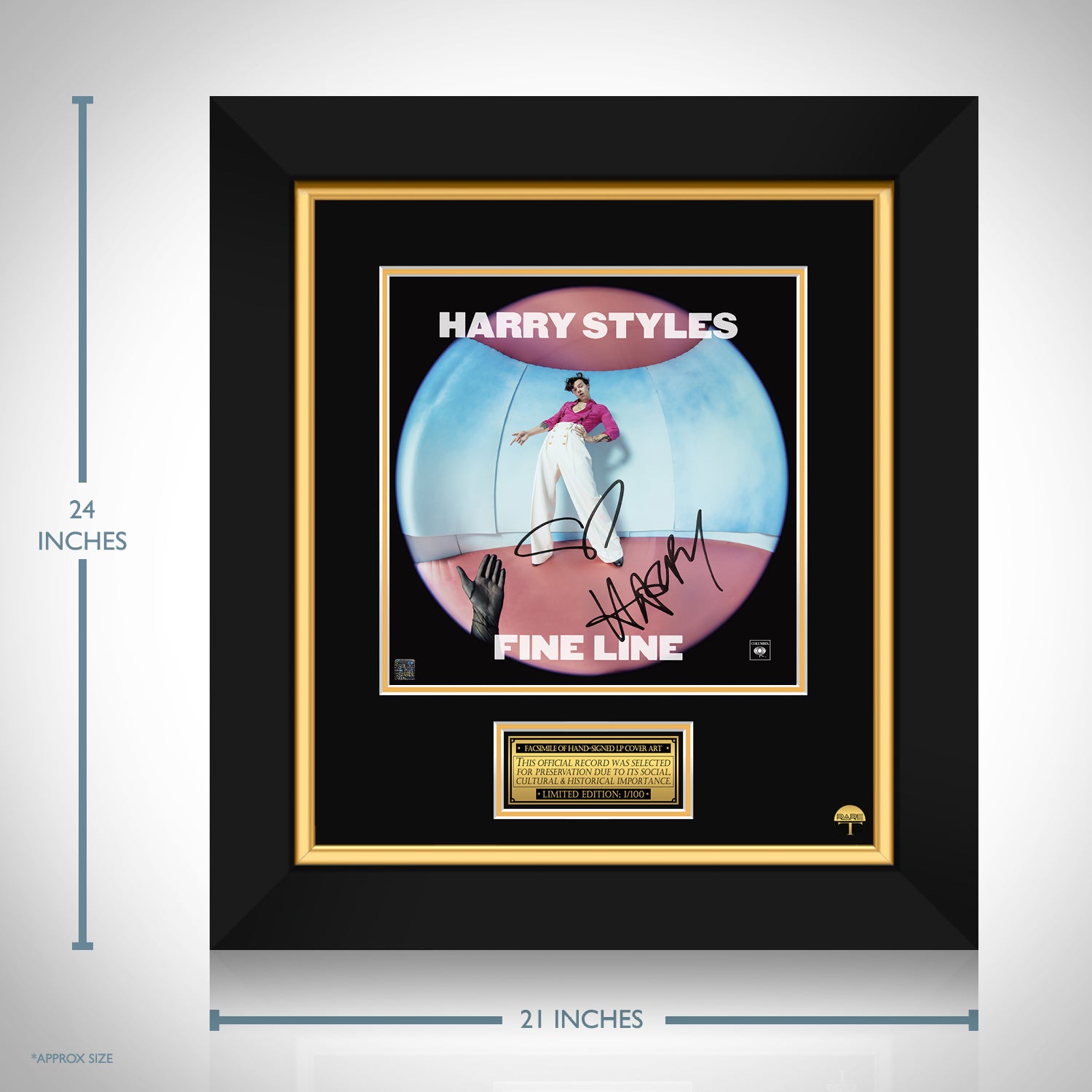 HARRY STYLES SIGNED VINYL ALBUM FINE LINE ONE DIRECTION AUTOGRAPHED PSA/DNA  😳