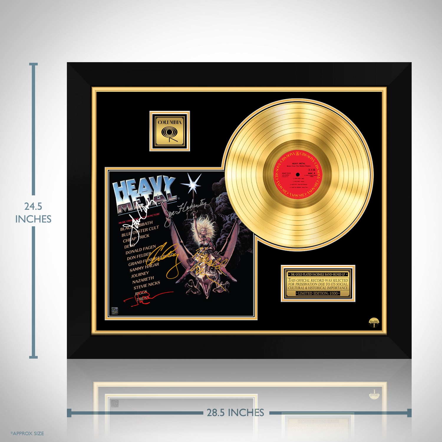 Heavy Metal - Soundtrack Gold LP Limited Signature Edition 