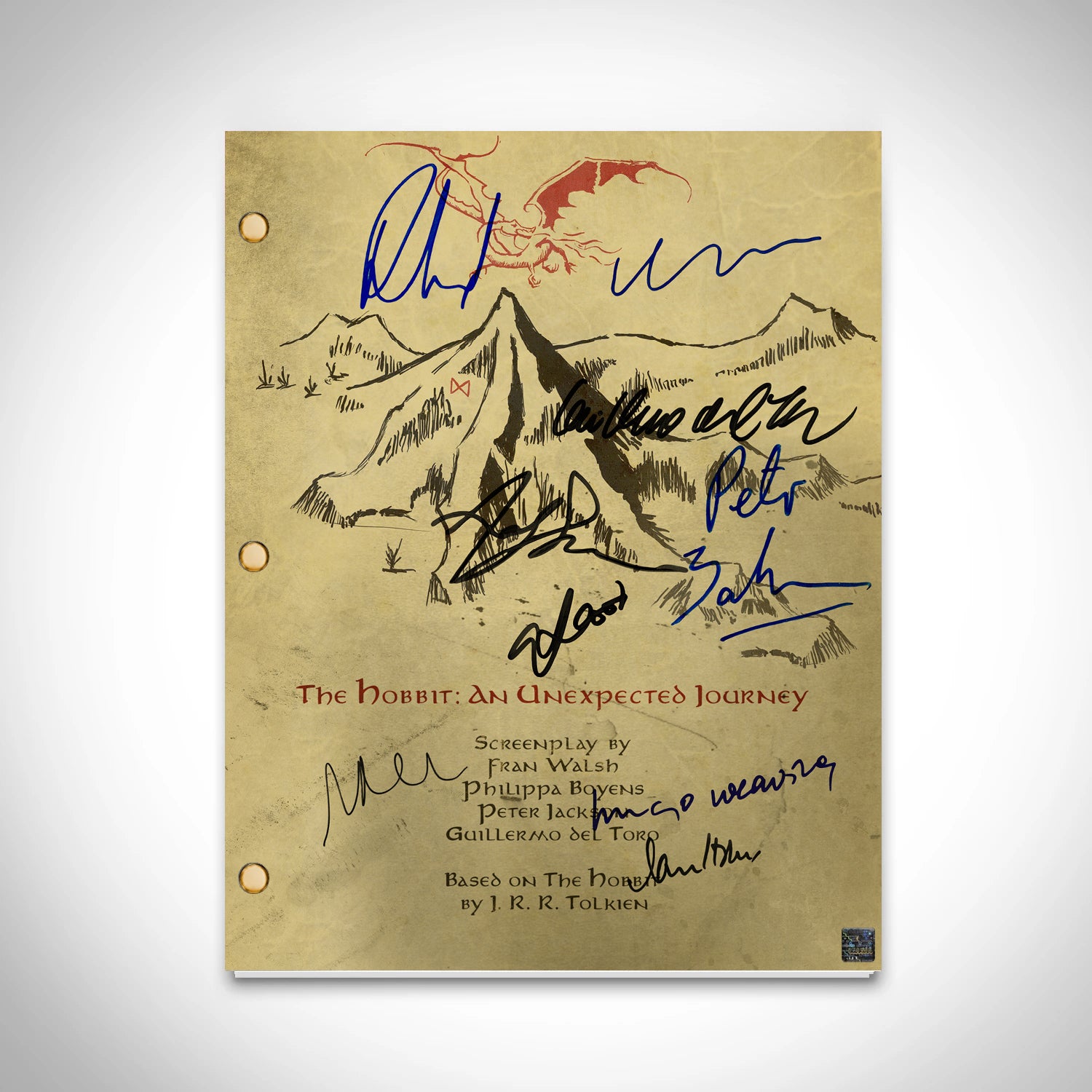 The Hobbit An Unexpected Journey Script Limited Signature Edition | RARE-T