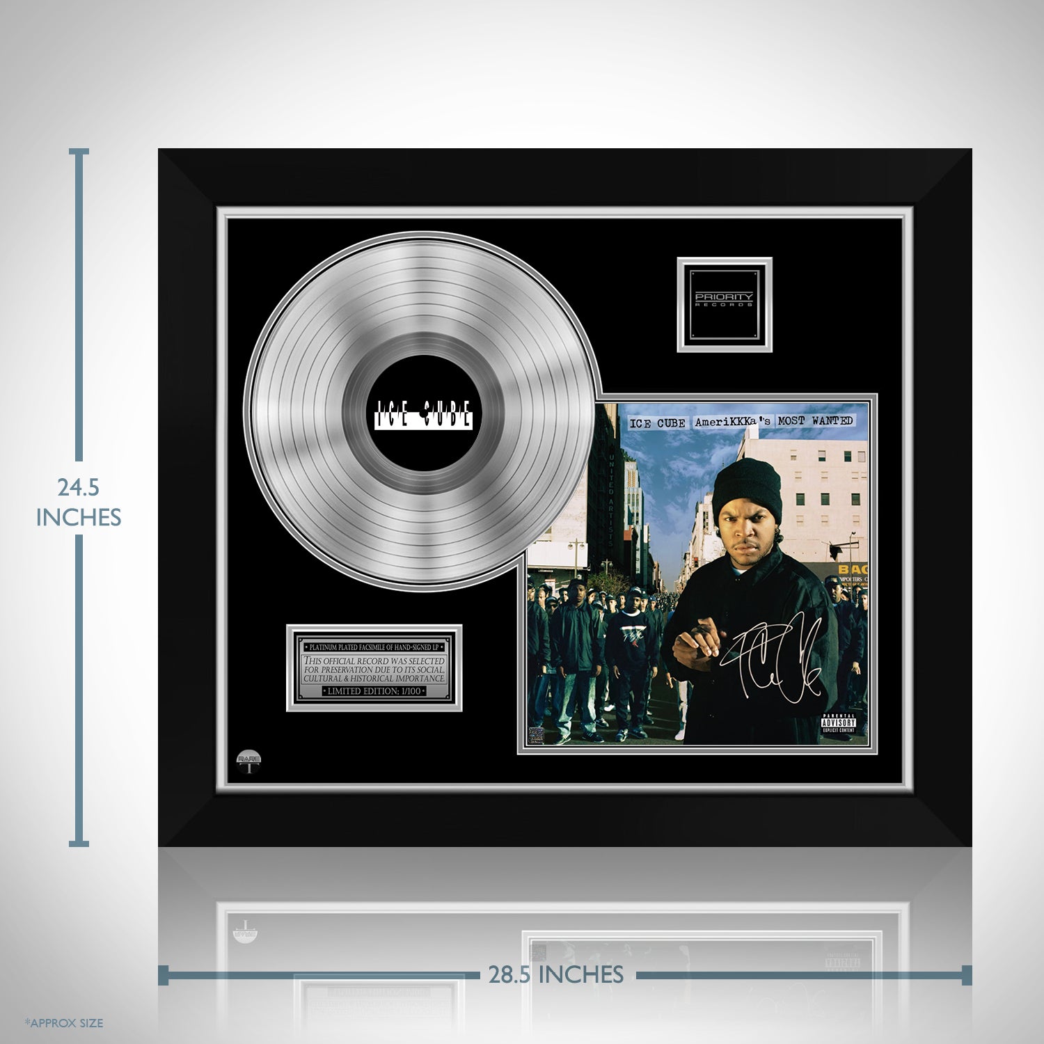 Ice Cube - Amerikkkas Most Wanted Platinum LP Limited Signature 