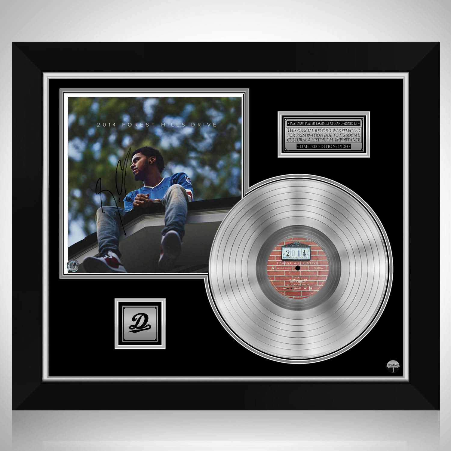 J. Cole - 2014 Forest Hill Drive Platinum LP Limited Signature Edition ...