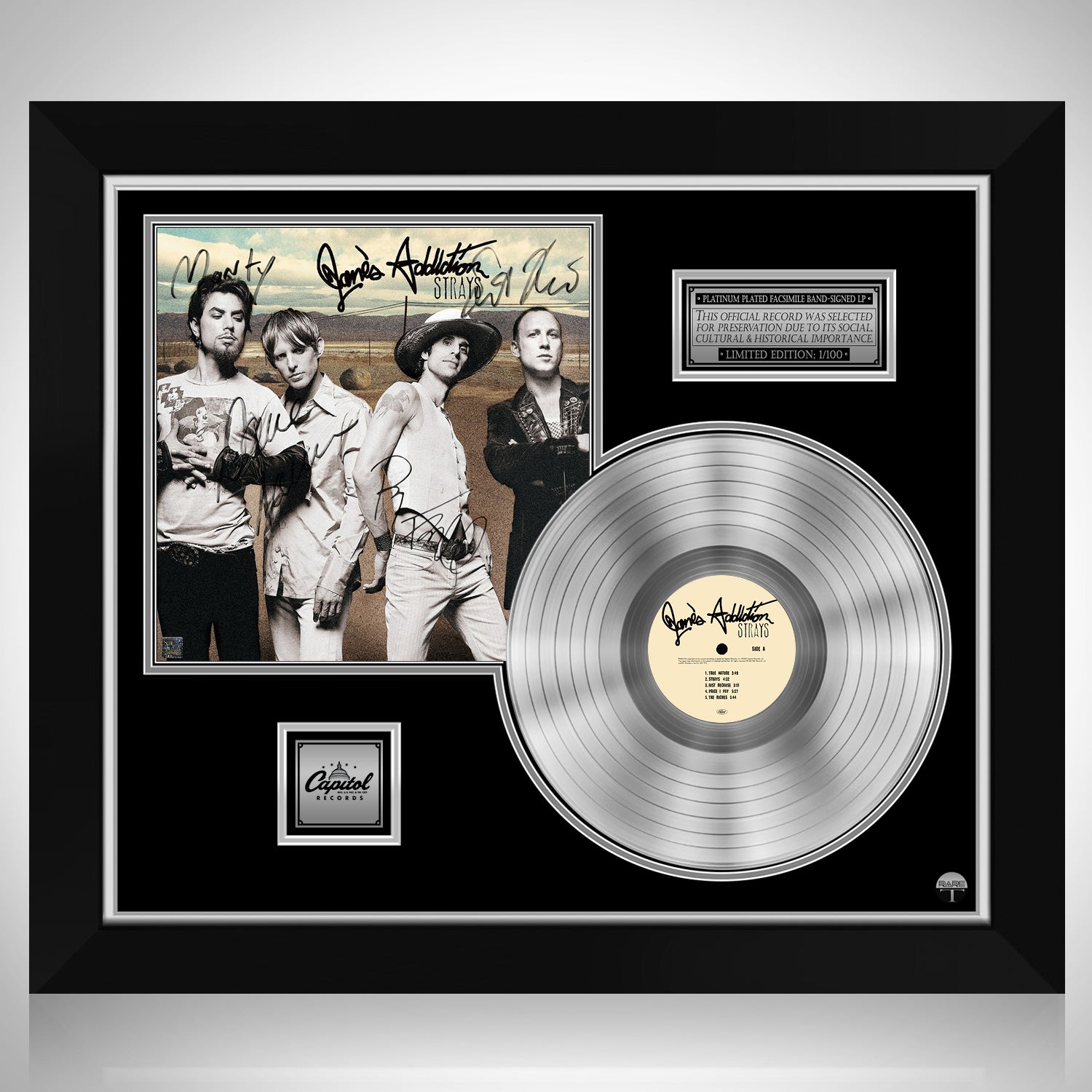 Jane's Addiction - Strays Platinum LP Limited Signature Edition 