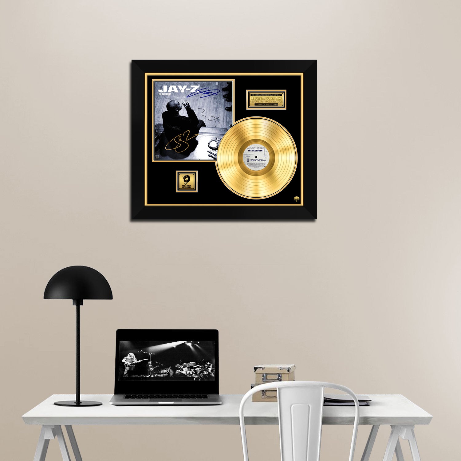 Jay-Z - The Blueprint Gold LP Limited Signature Edition Black