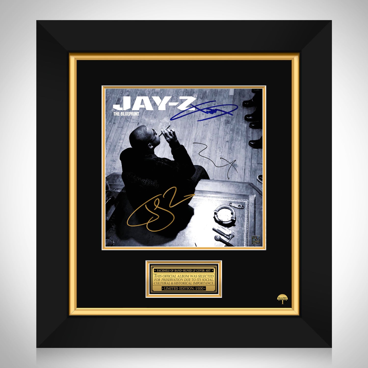 Jay-Z - The Blueprint LP Cover Limited Signature Edition Custom 