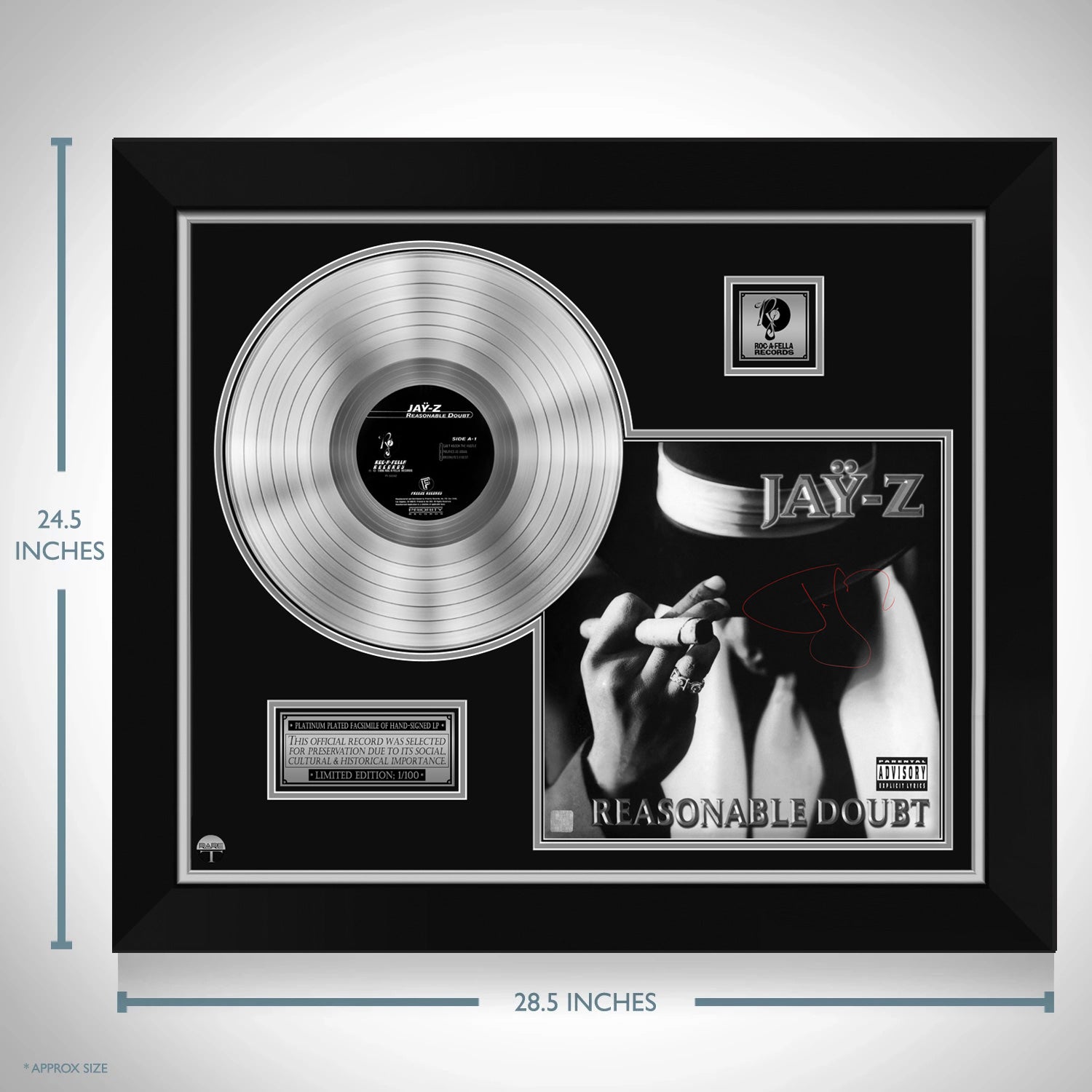 Jay-Z - Reasonable Doubt Platinum LP Limited Signature Edition