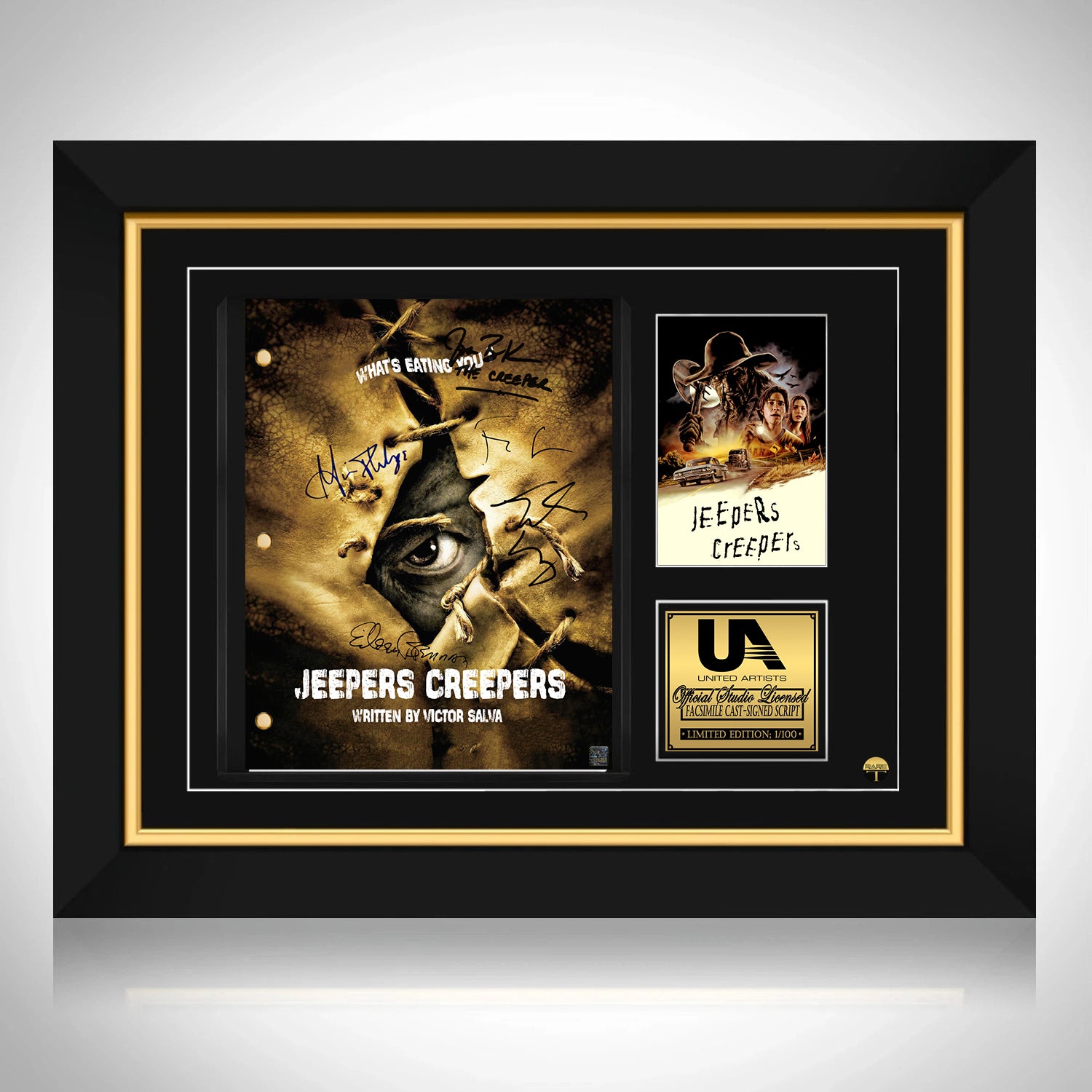 Jeepers Creepers Script Limited Signature Edition Custom Frame RARET