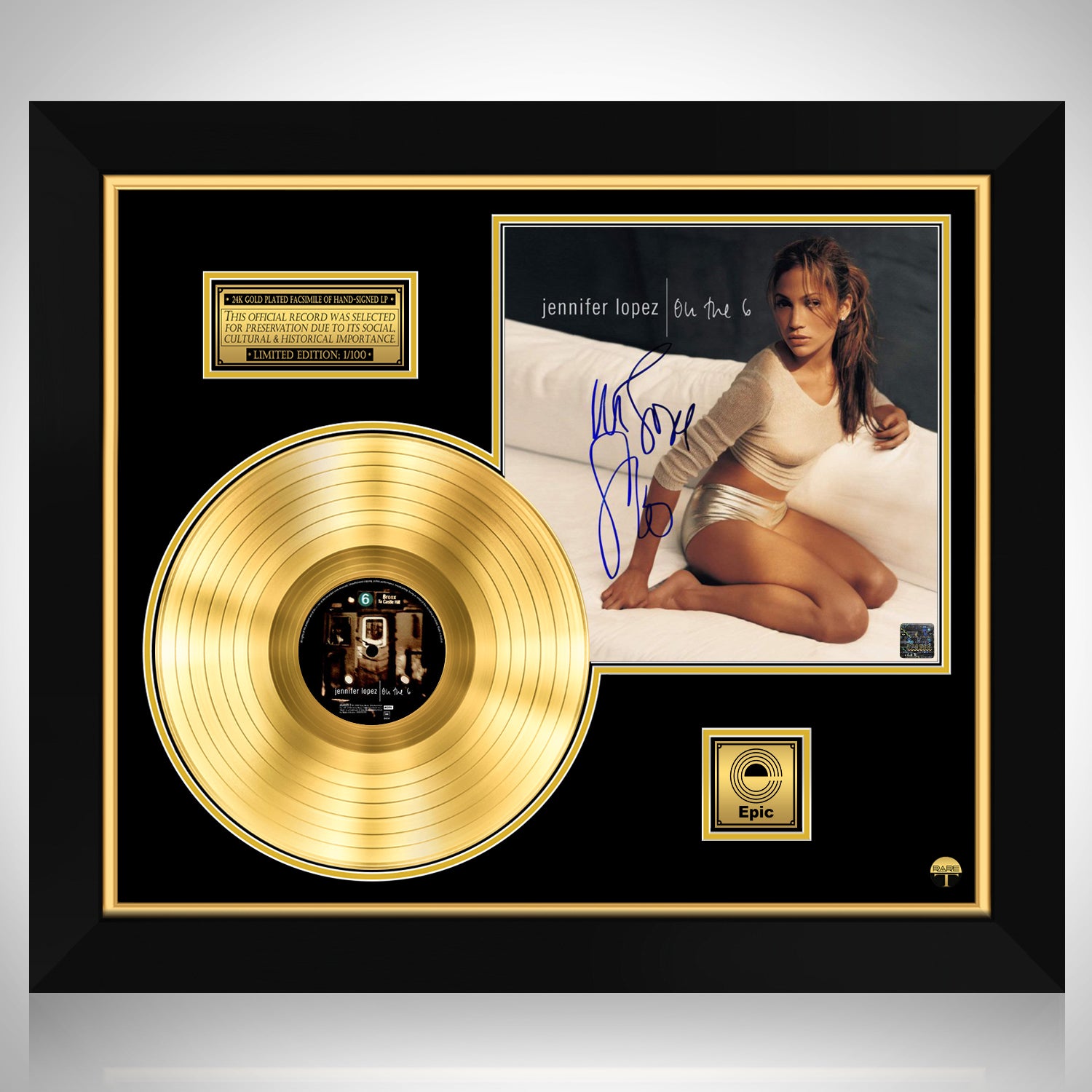 Jennifer Lopez On The 6 Gold LP Limited Signature Edition Custom 