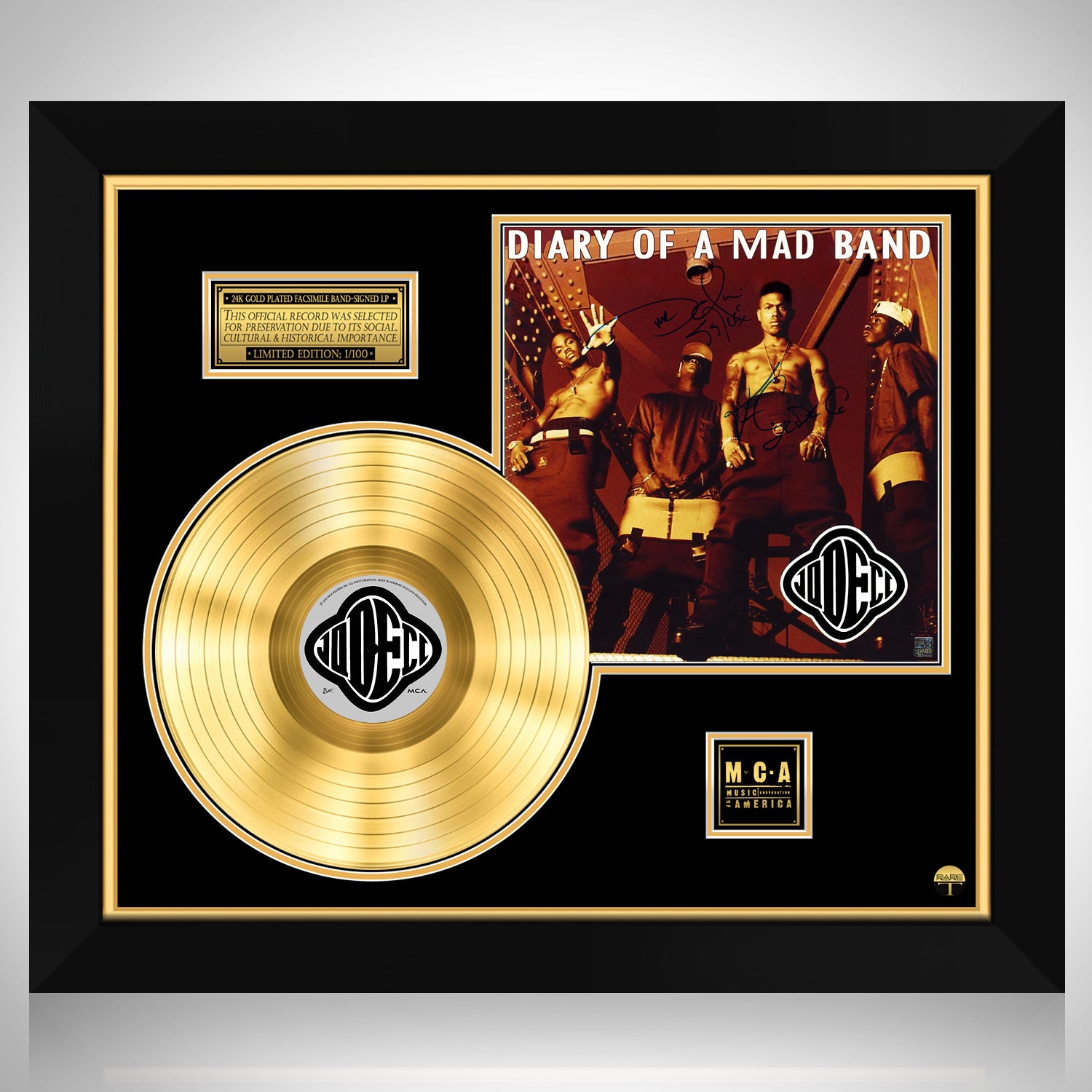 Jodeci - Diary of a Mad band Gold LP Limited Signature Edition