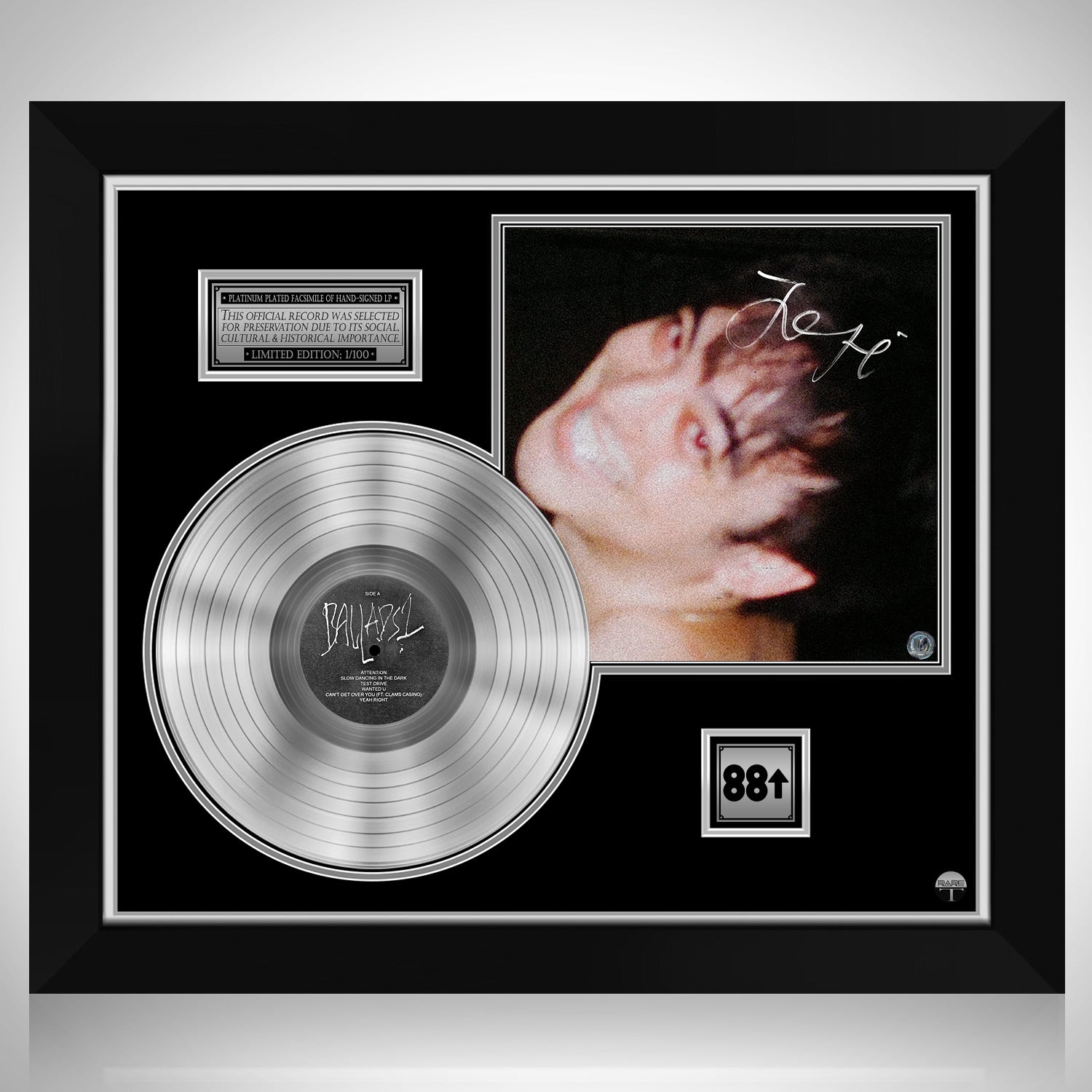 Joji - Ballads 1 Platinum LP Limited Signature Edition Custom 