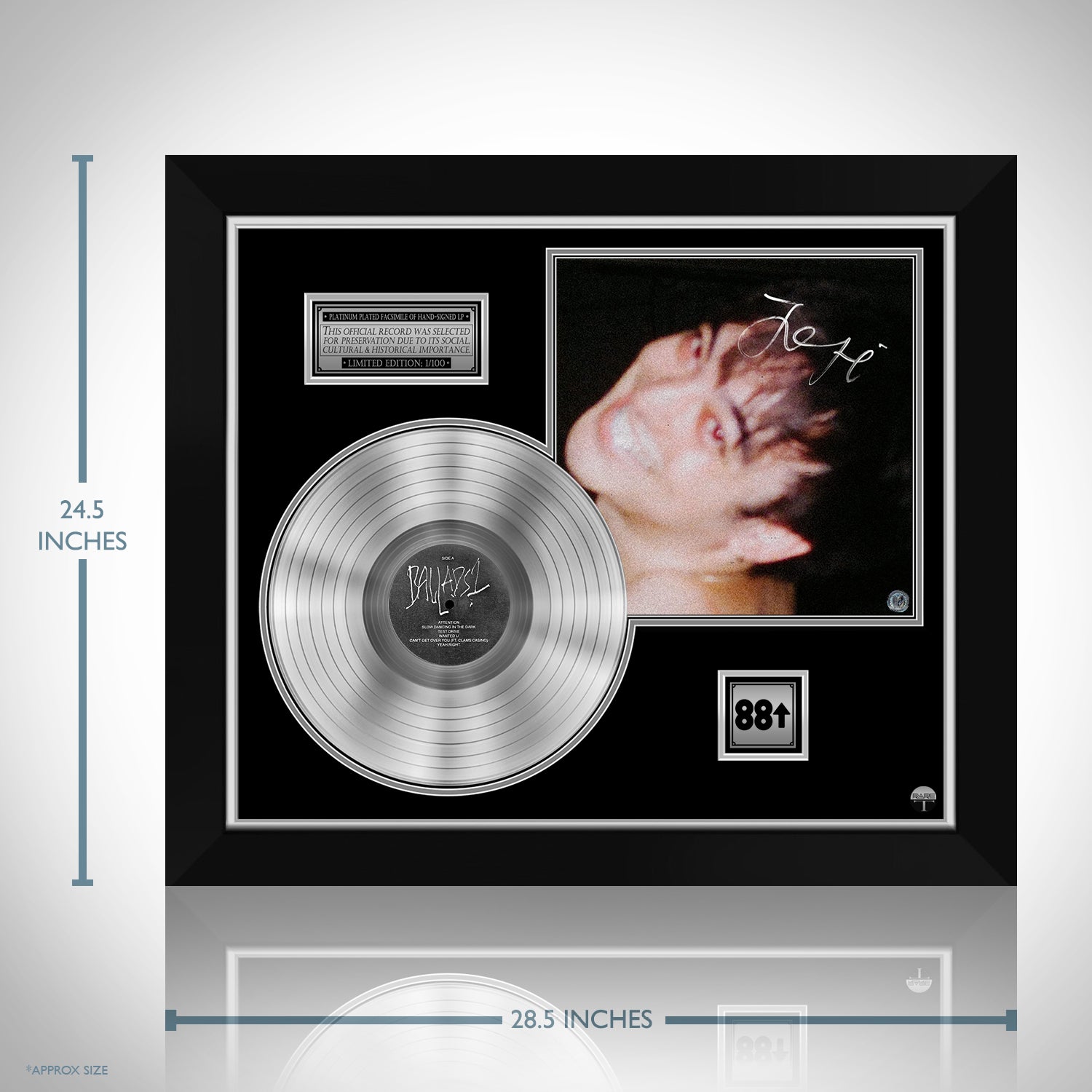Joji - Ballads 1 Platinum LP Limited Signature Edition Custom 
