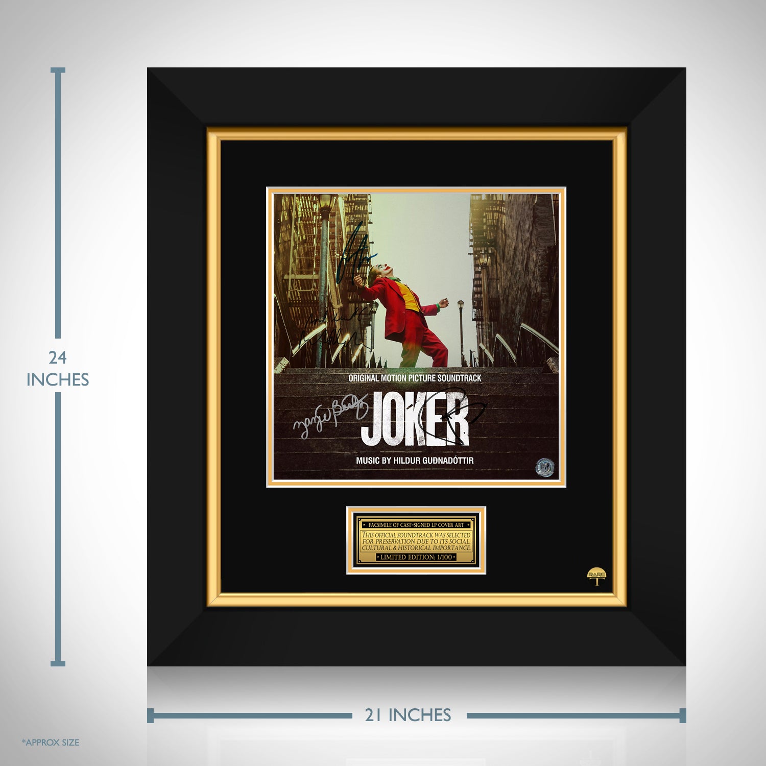 Hook! - Original Motion Picture Soundtrack LP Cover Limited Signature  Edition Custom Frame