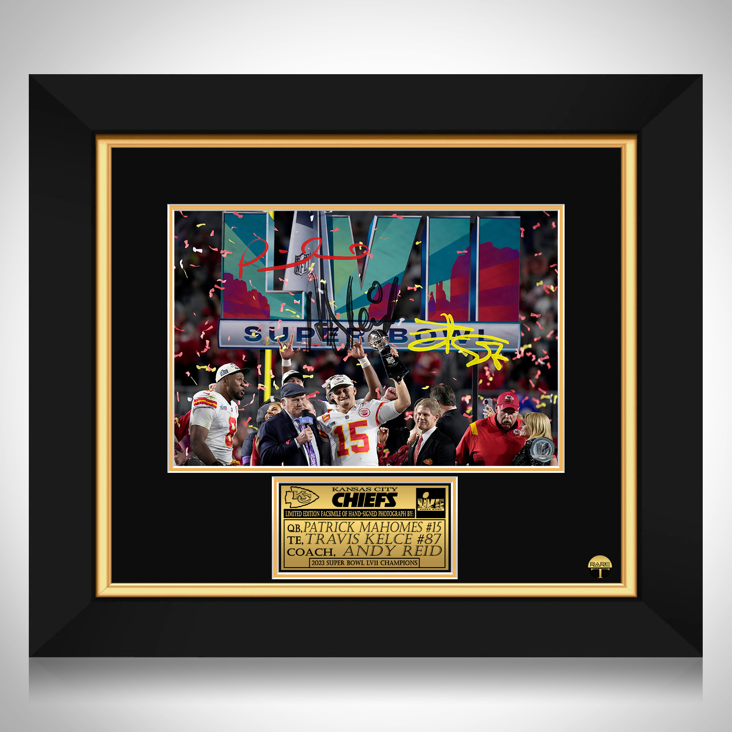 Kansas City Chiefs Super Bowl LVII Champions Photo Limited Signature ...