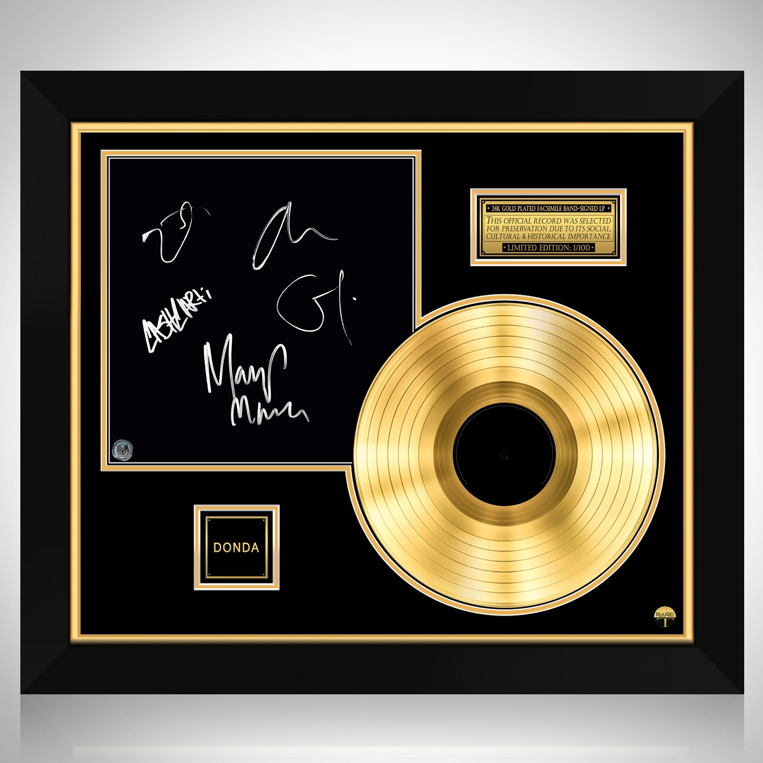 Kanye West - Donda Gold LP Limited Signature Edition Custom 