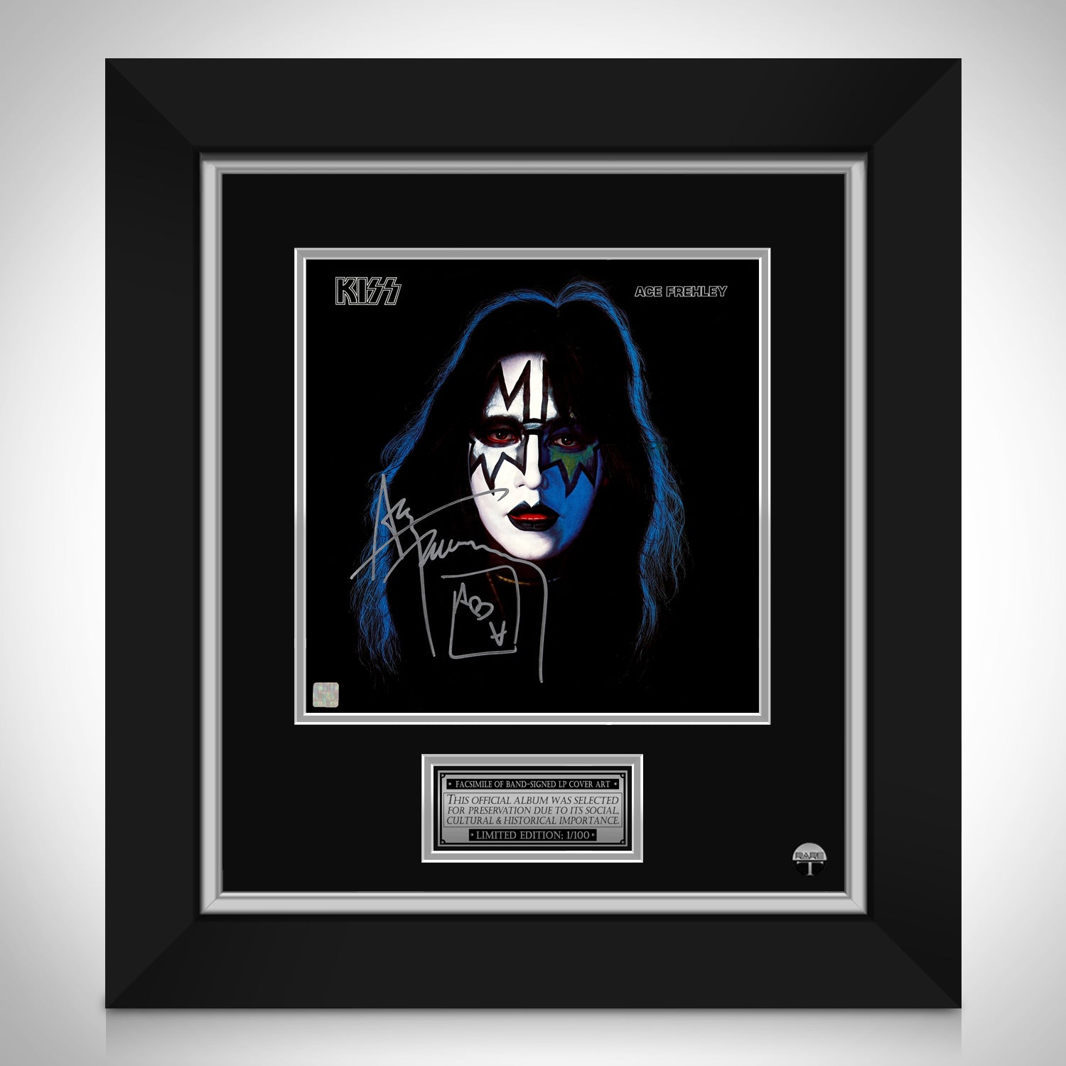 KISS - Ace Frehley Limited Signature Edition LP Cover Custom Frame | RARE-T