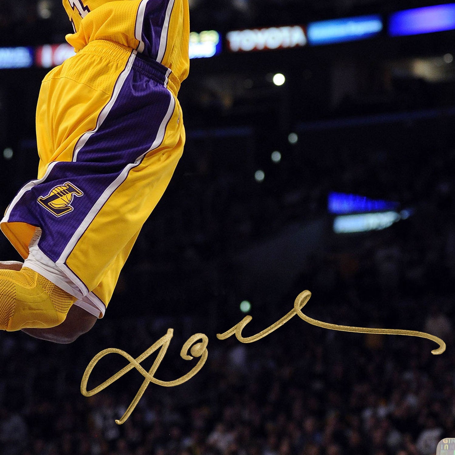 Kobe Bryant #8 Los Angeles Lakers Slam Dunk Photo Limited Signature Edition  Custom Frame