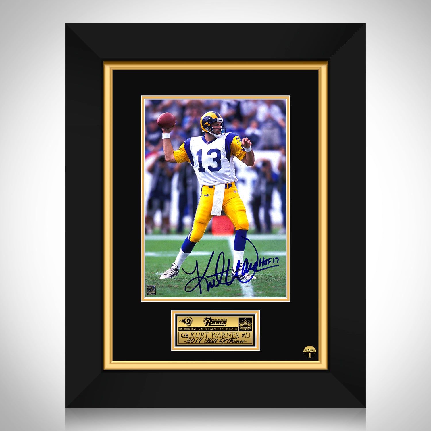 Kurt Warner St. Louis Rams Legend Photo Limited Signature Edition