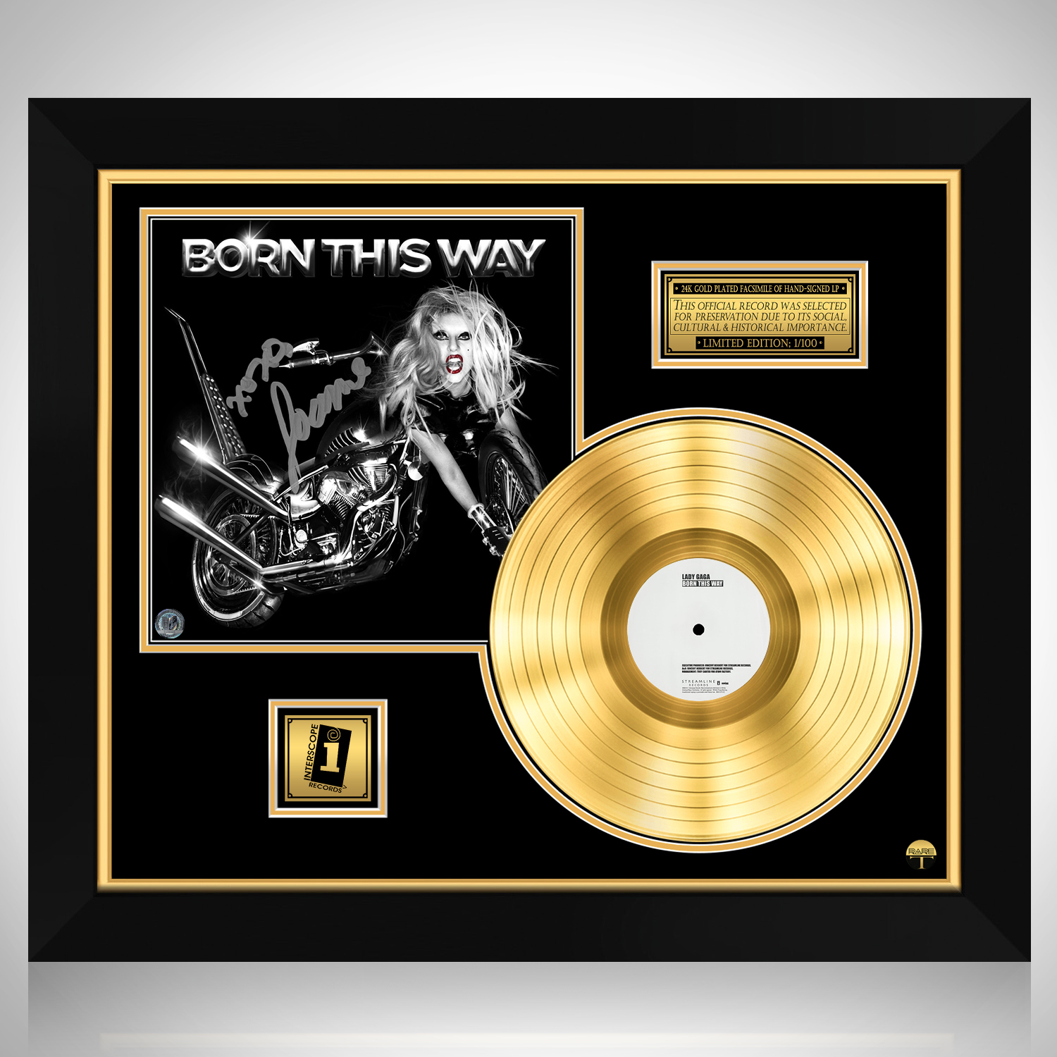 Lady Gaga - Born This Way Gold LP Limited Signature Edition