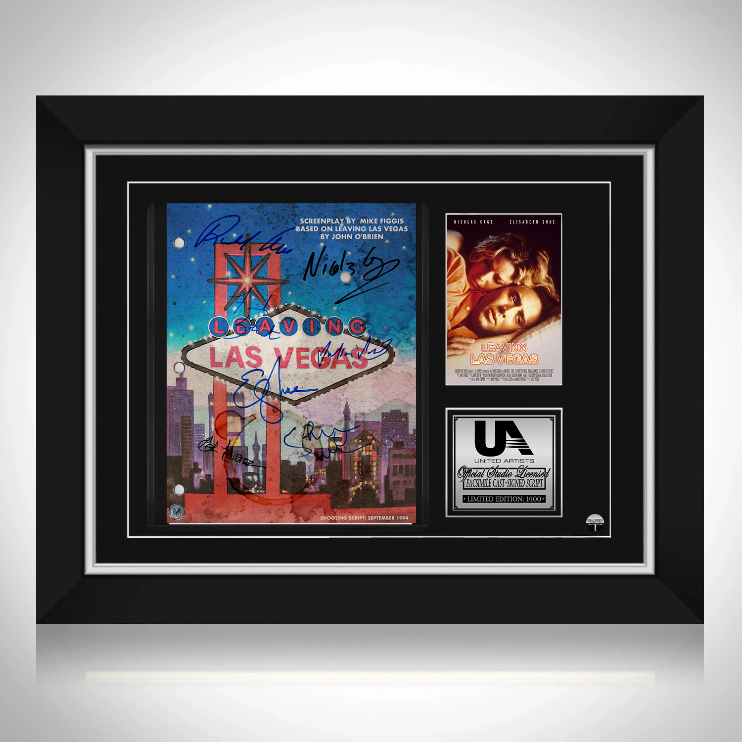 Leaving Las Vegas Script Limited Signature Edition Custom Frame | RARE-T