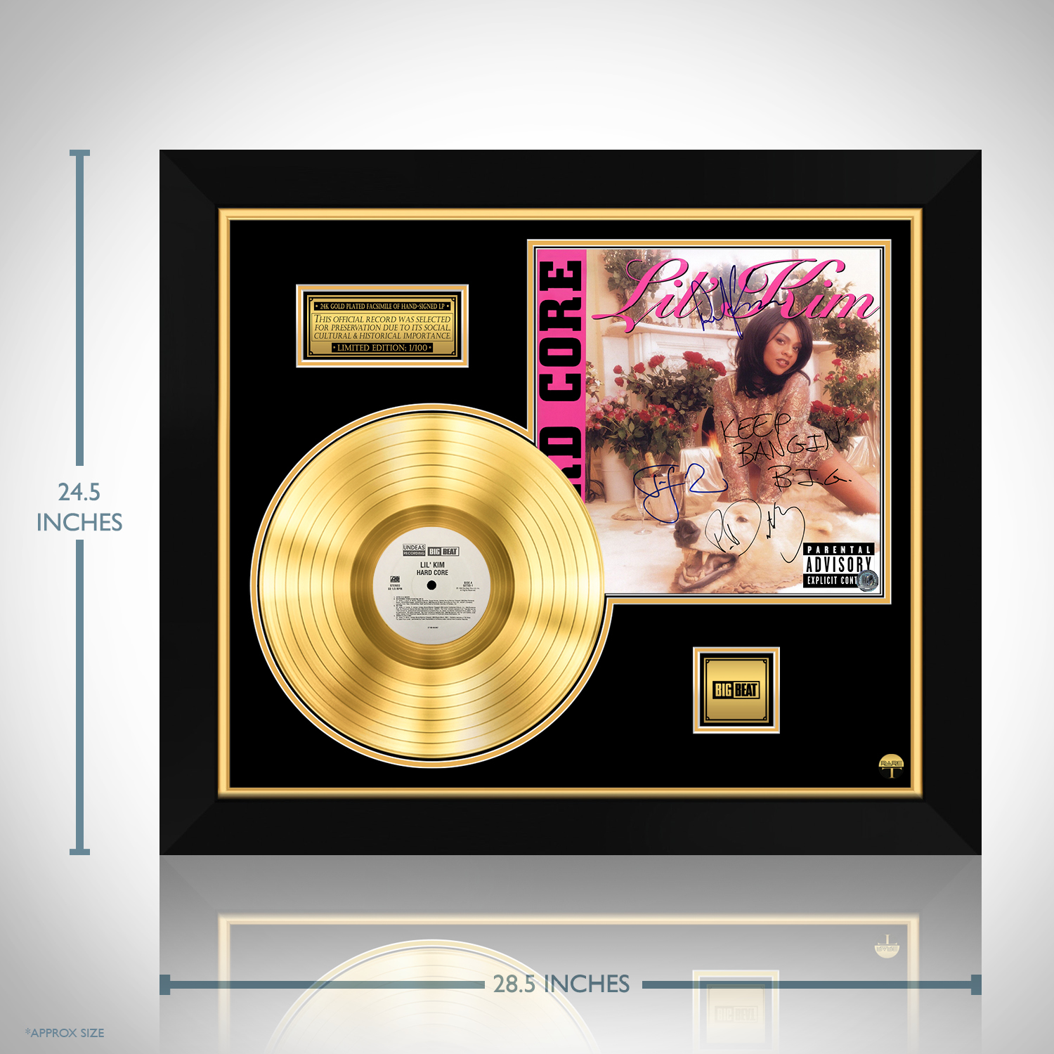 Lil Kim - Hard Core Gold LP Limited Signature Edition Custom 