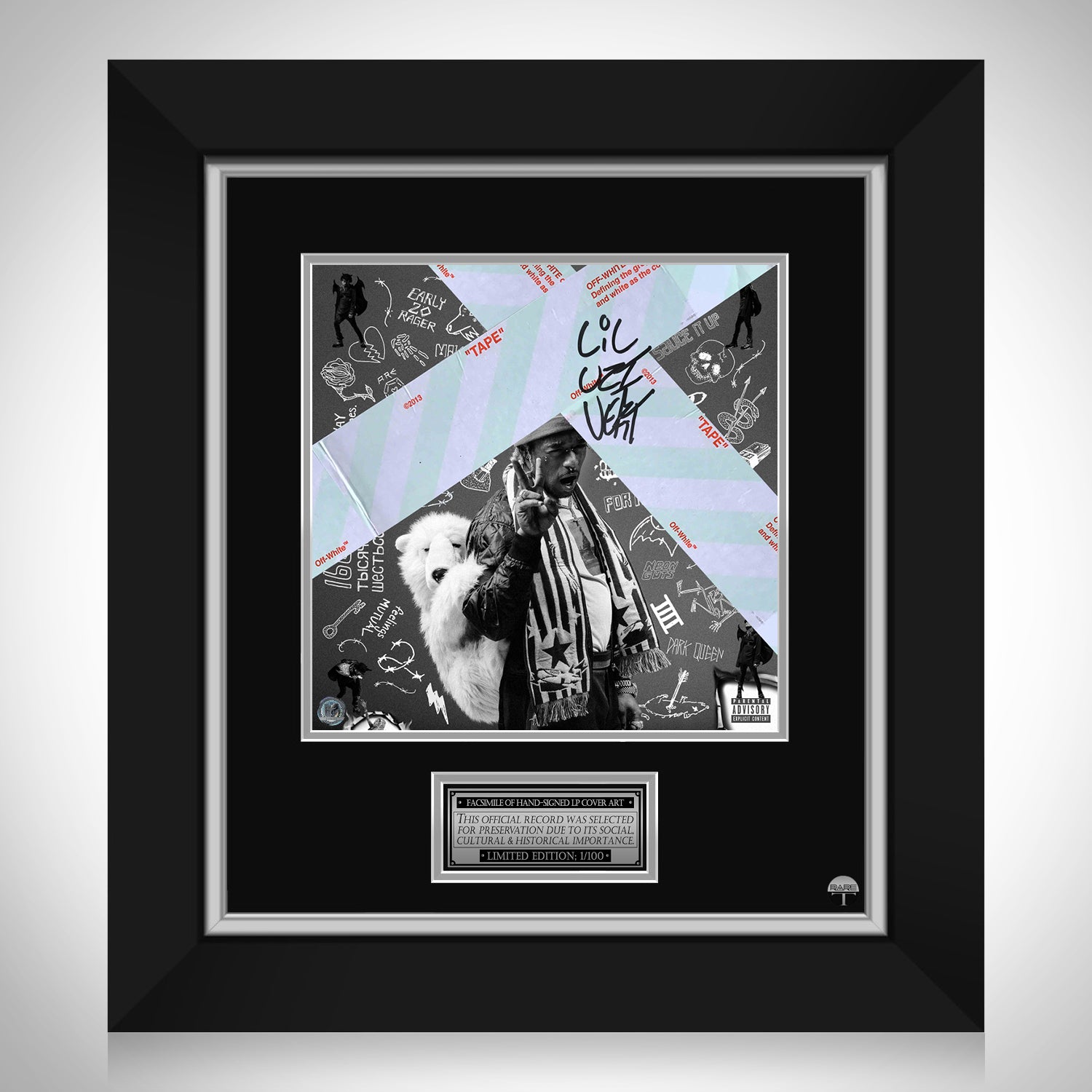 Lil Uzi Vert - Luv is Rage 2 LP Cover Limited Signature Edition