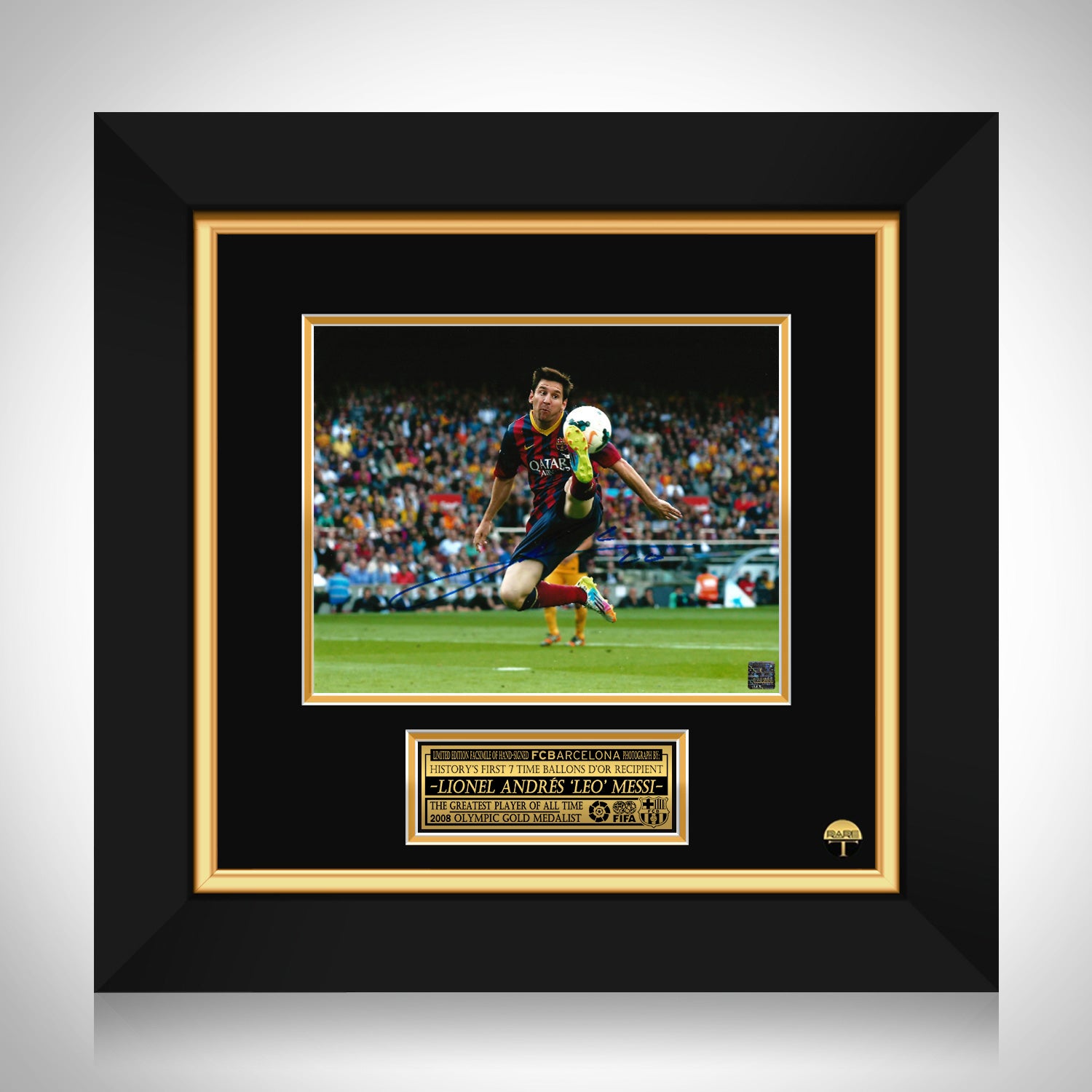 Lionel Messi Official FC Barcelona Signed And Framed Photo: