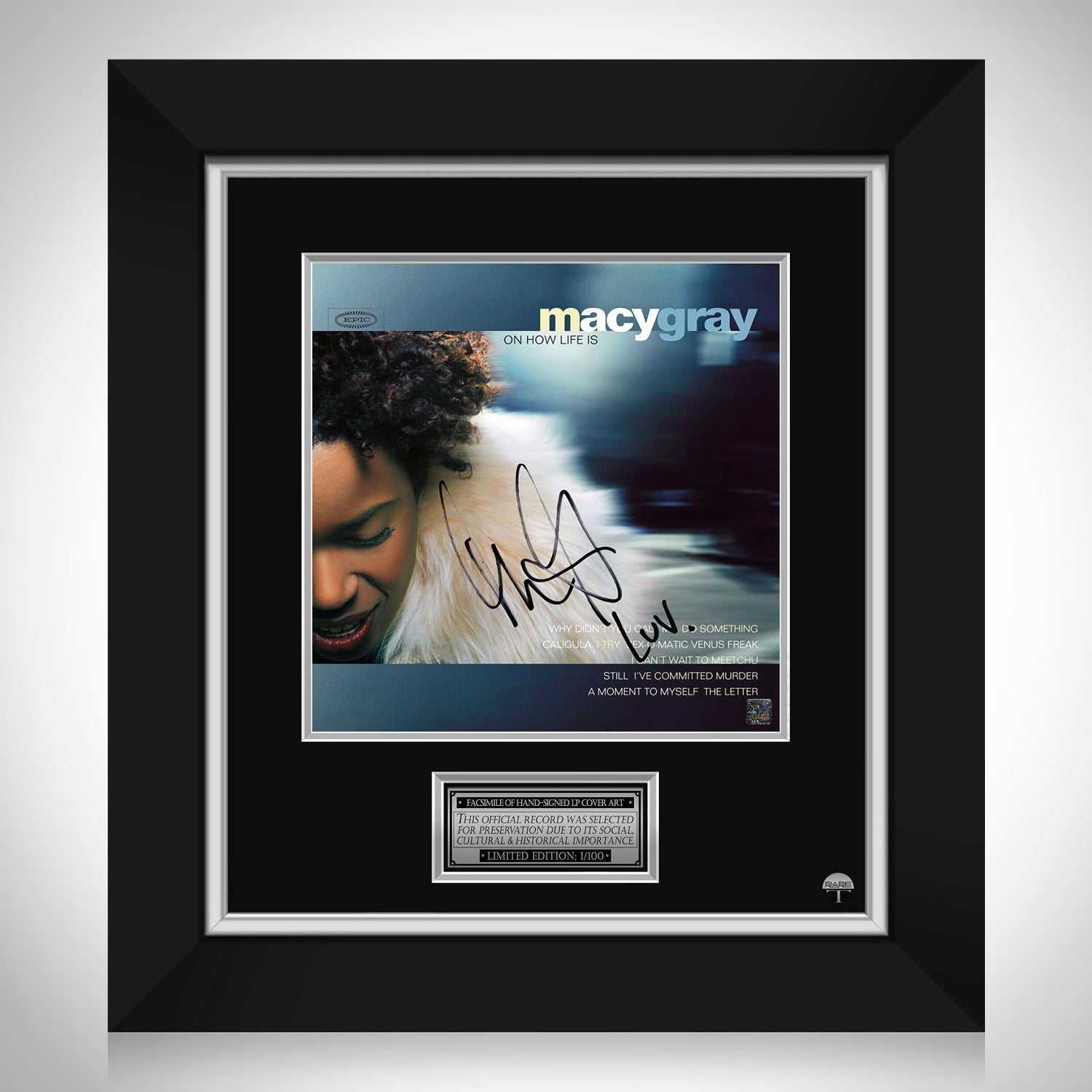 Macy Gray - On How Life Is LP Cover Limited Signature