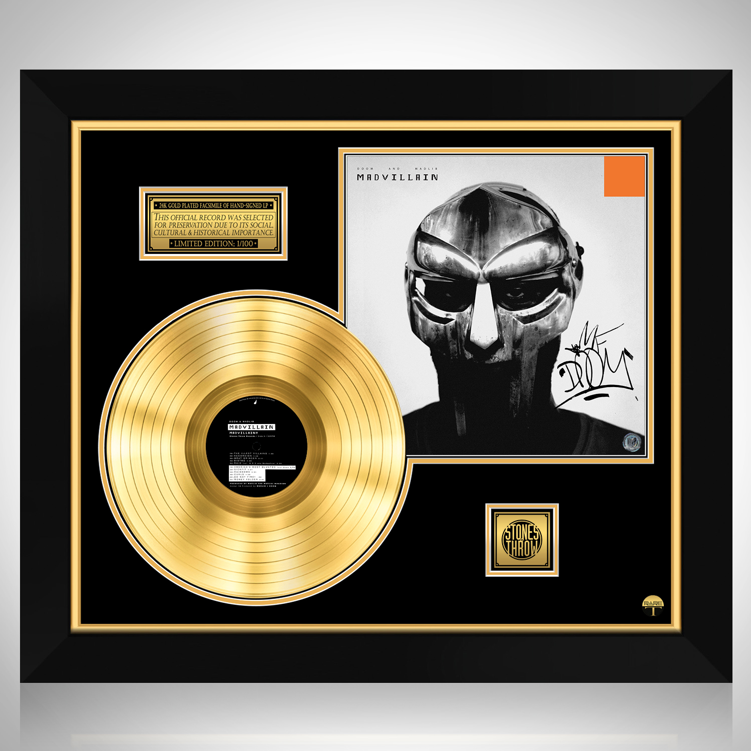 Madvillain - Madvillainy Gold LP Limited Signature Edition Custom 