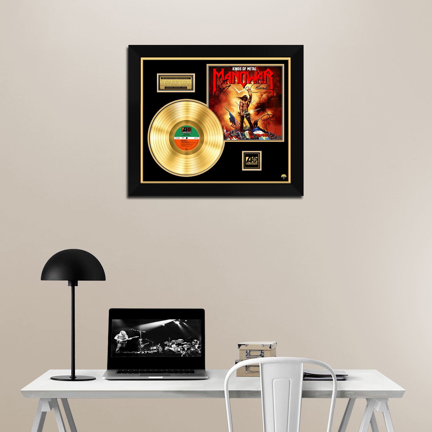 Manowar - Kings of Metal Gold LP Limited Signature Edition Custom 