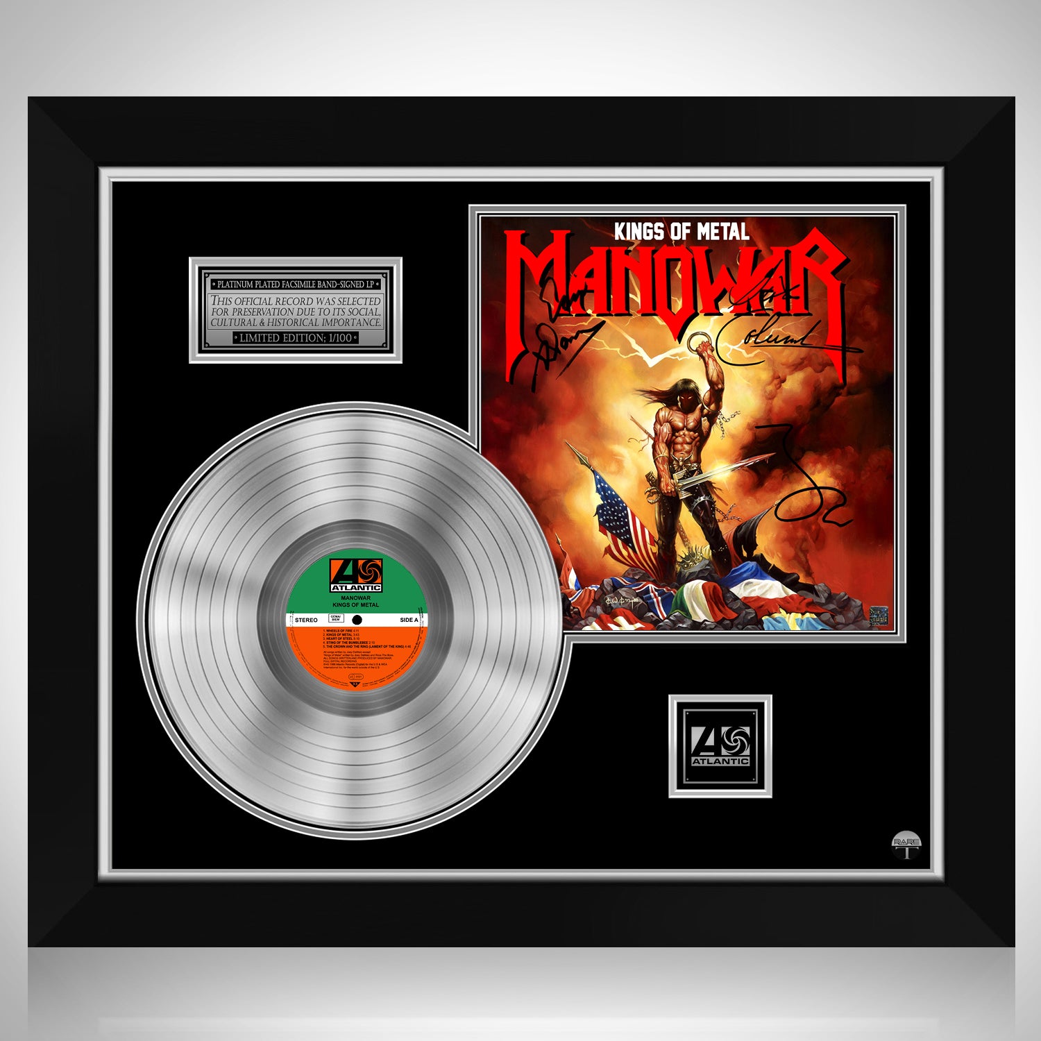 Manowar - Kings of Metal Platinum LP Limited Signature Edition 