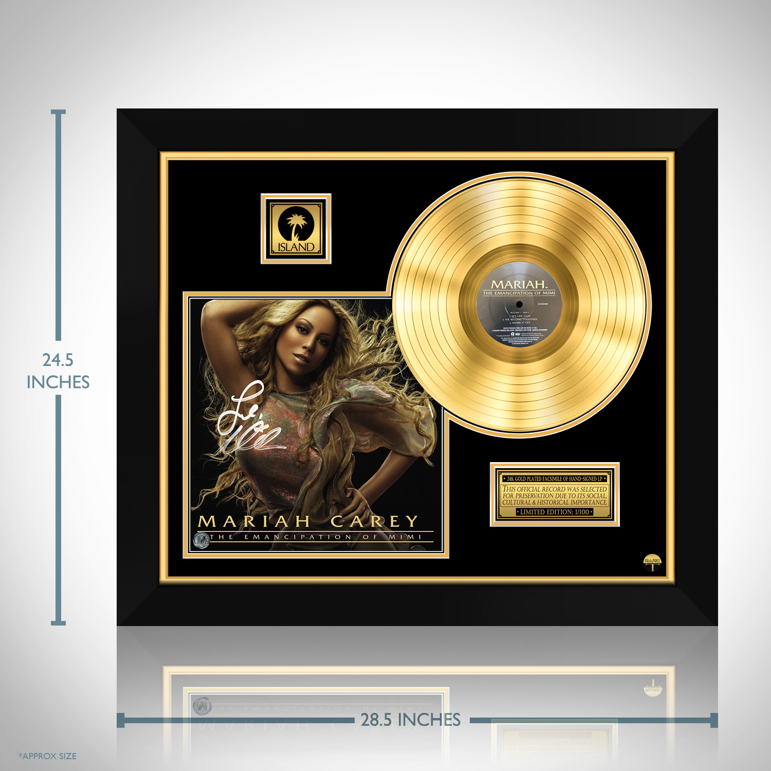 Mariah Carey - The Emancipation of Mimi Gold LP Limited Signature