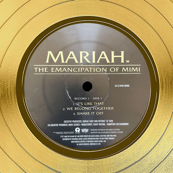 Mariah Carey - The Emancipation of Mimi Gold LP Limited Signature 