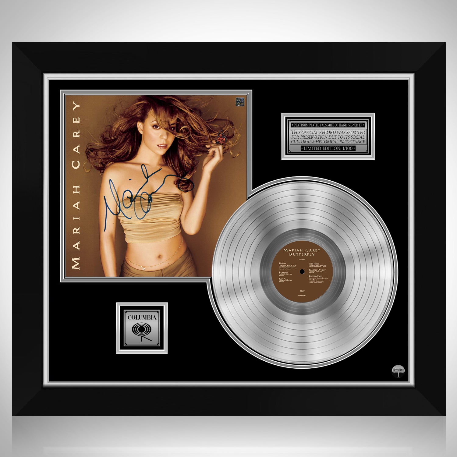 Mariah Carey Butterfly Platinum LP Limited Signature Edition