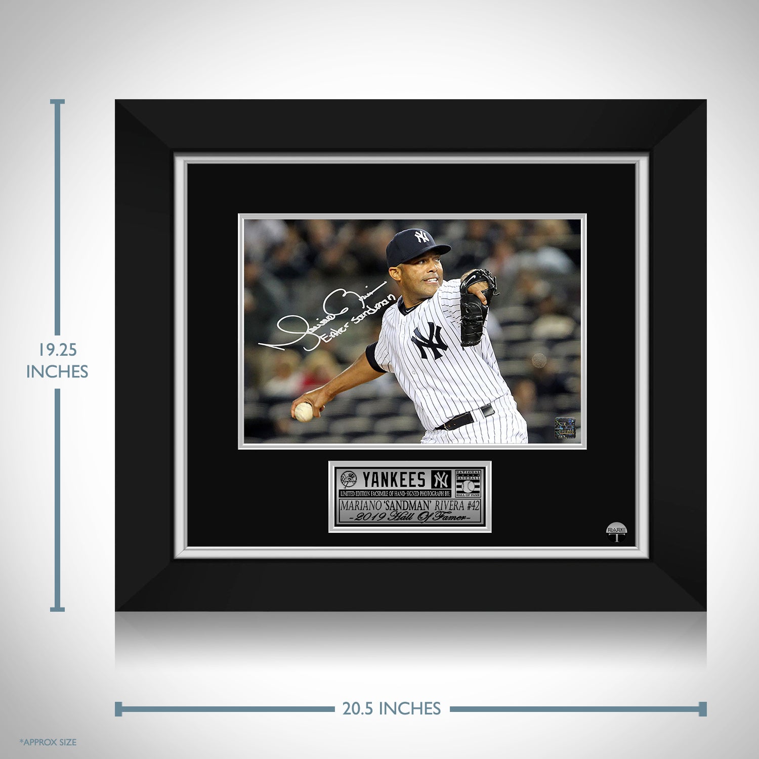 New York Yankees Mariano Rivera Last 42 Framed Photograph (Engraved –  Behind the Glass, LLC