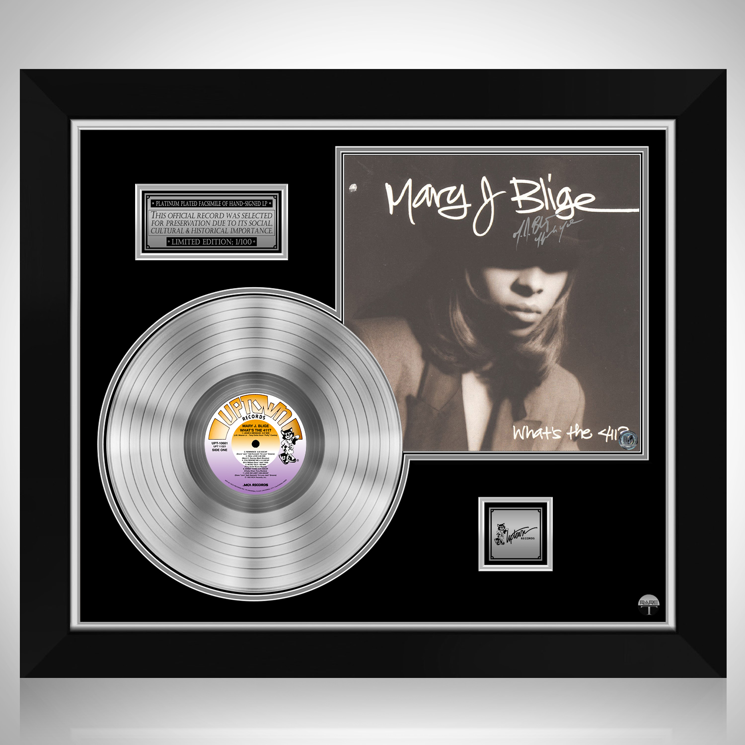 Mary J. Blige - What's The 411 Platinum LP Limited Signature