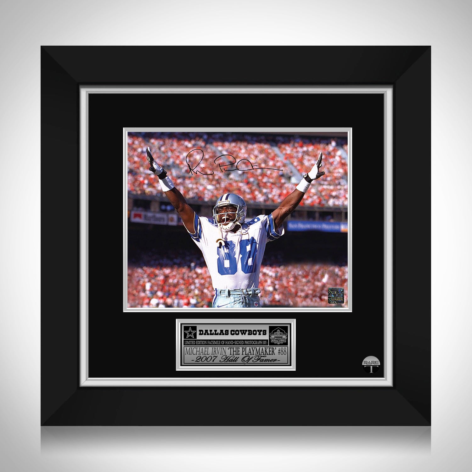 Emmitt Smith Signed Framed 16x20 Photo Display JSA Dallas Cowboys