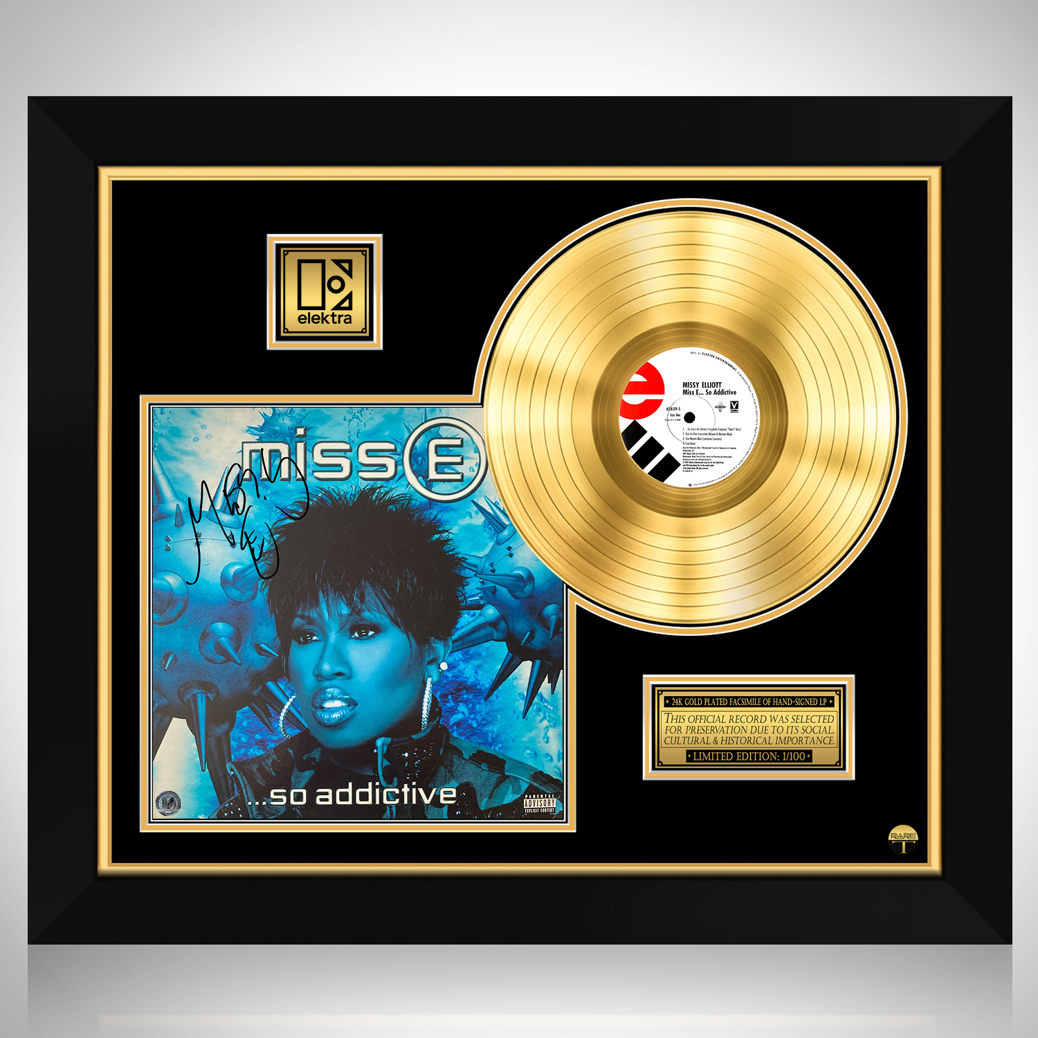 Missy Elliott - Miss E… So Addictive Gold LP Limited Signature