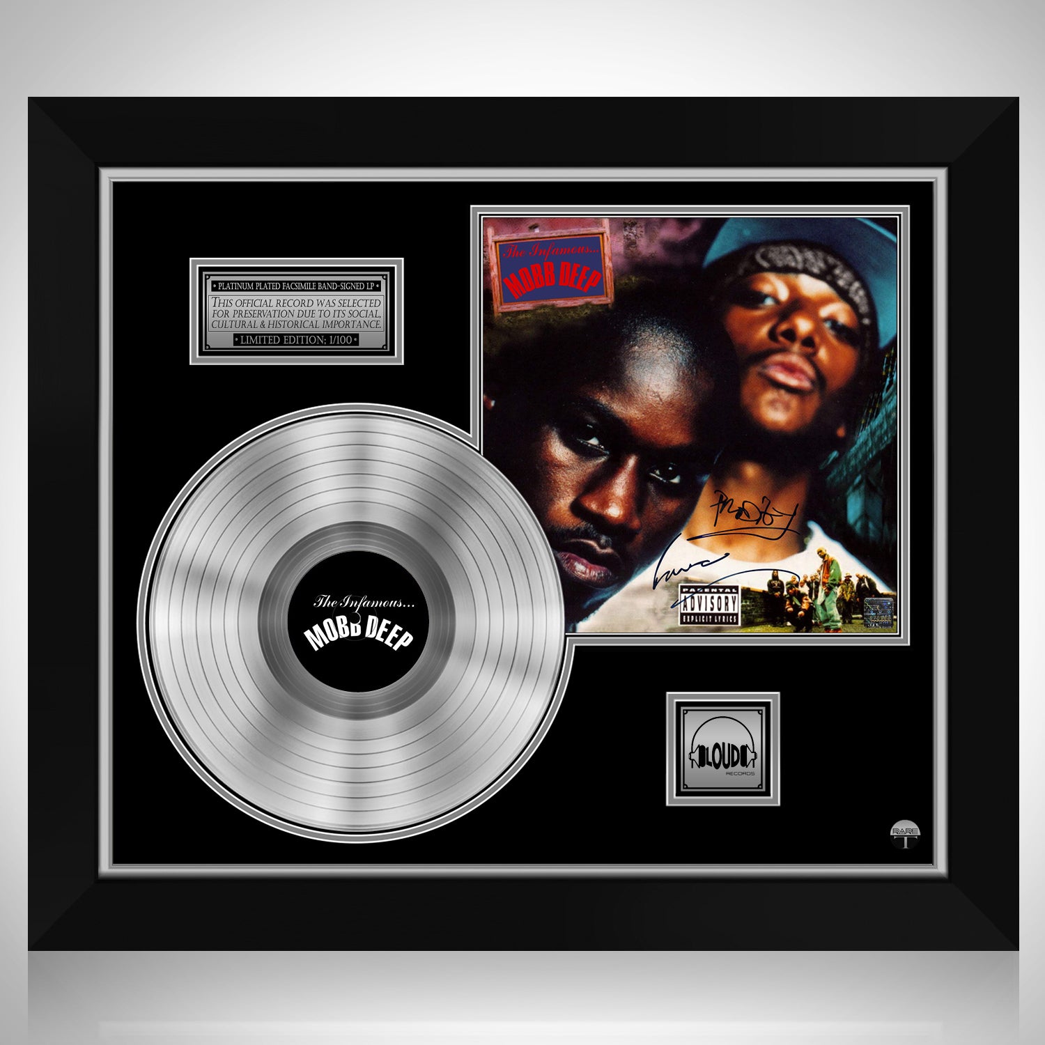 Mobb Deep - The Infamous Platinum LP Limited Signature Edition 