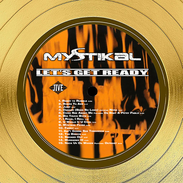 Mystikal - Lets Get Ready Gold LP Limited Signature Edition Custom ...