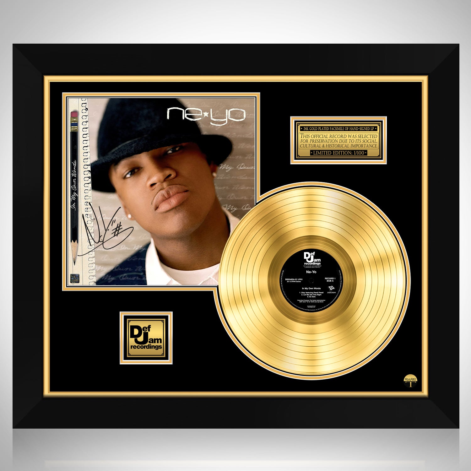 Ne-Yo - In My Own Words Gold LP Limited Signature Edition 