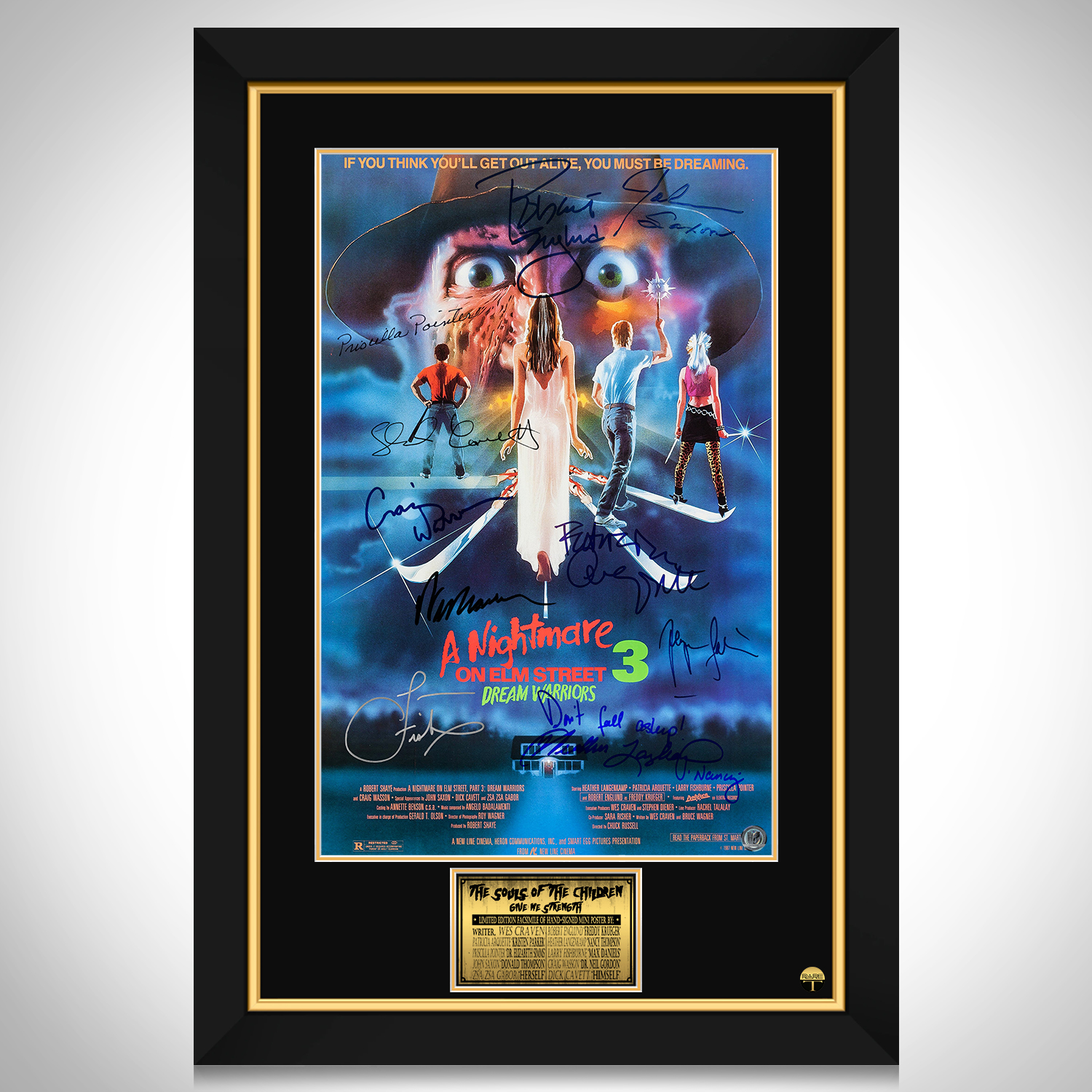 A Nightmare On Elm Street: Dream Warriors Mini Poster Limited Signature ...