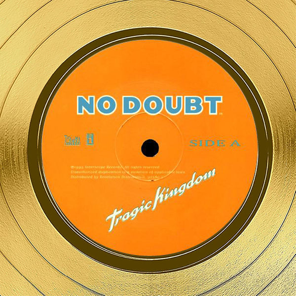 No Doubt Tragic Kingdom Gold LP Limited Signature Edition Custom