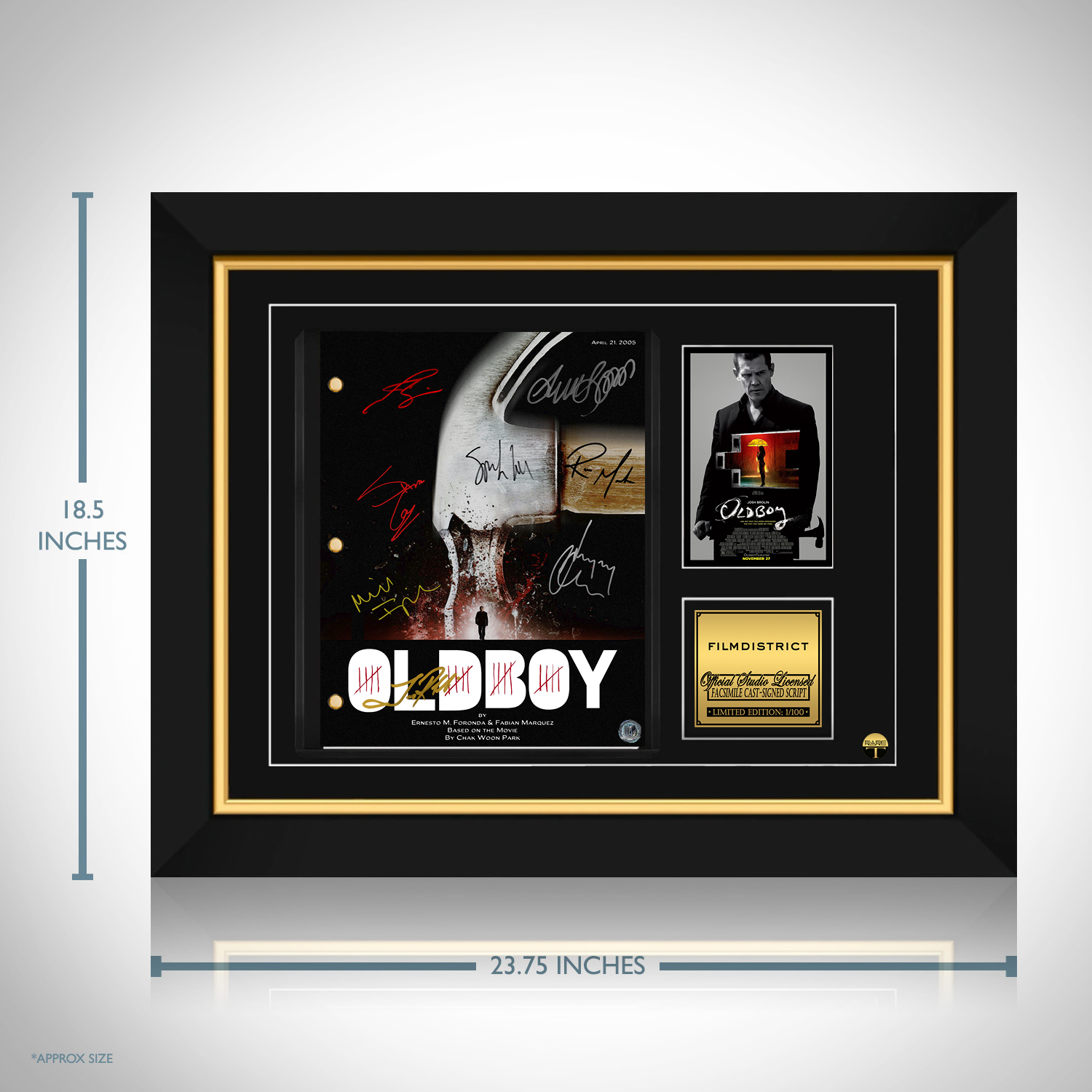 Old Boy 2013 Script Limited Signature Edition Custom frame | RARE-T