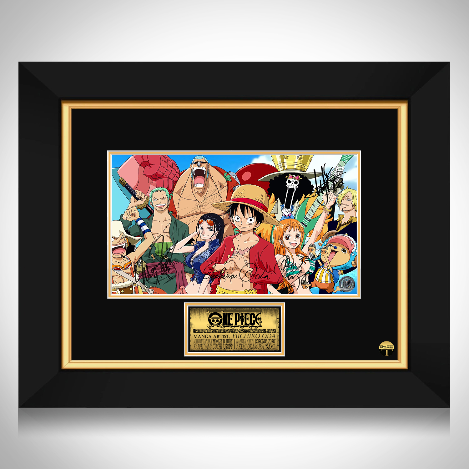 One Piece Promotional Art Limited Signature Edition Custom Frame