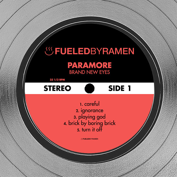 Paramore - Brand New Eyes Platinum LP Limited Signature Edition Custom Frame