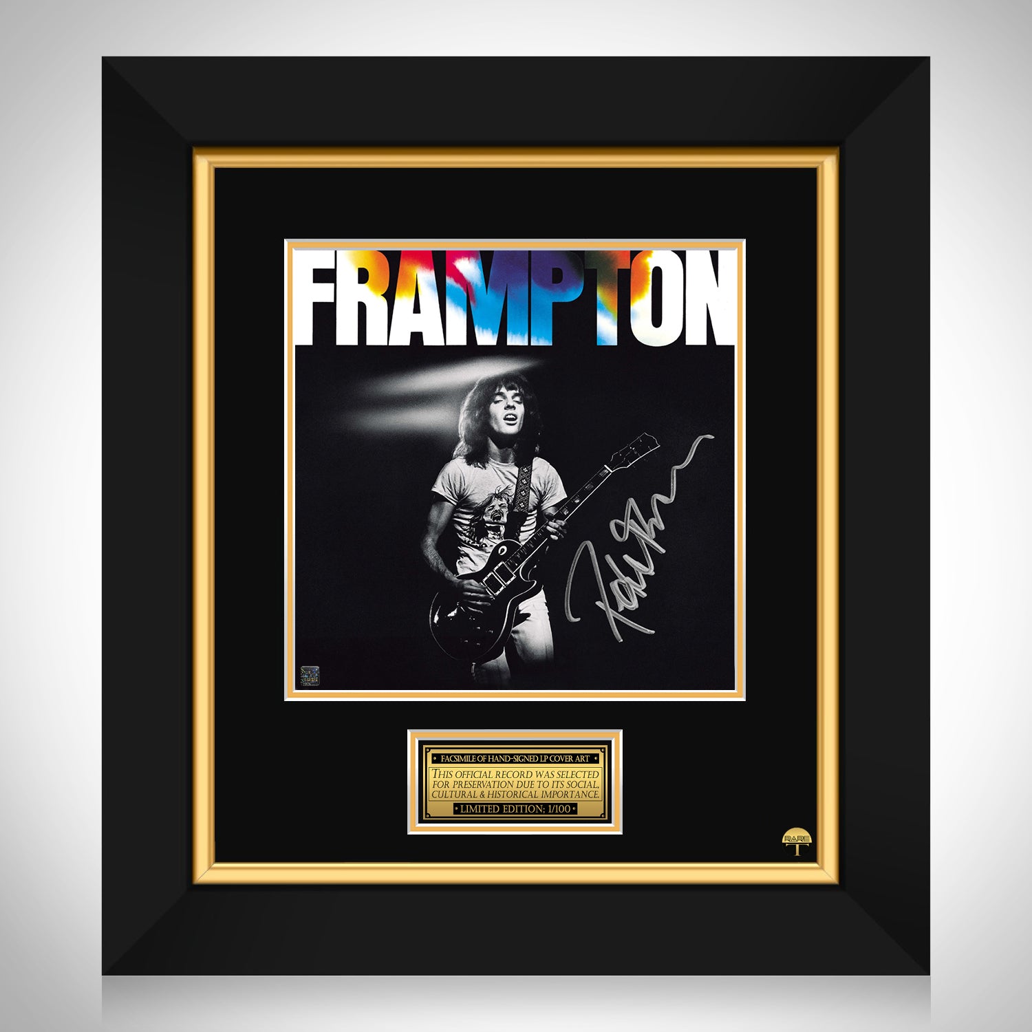 Peter Frampton - Self-Titled LP Cover Limited Signature Edition Custom ...