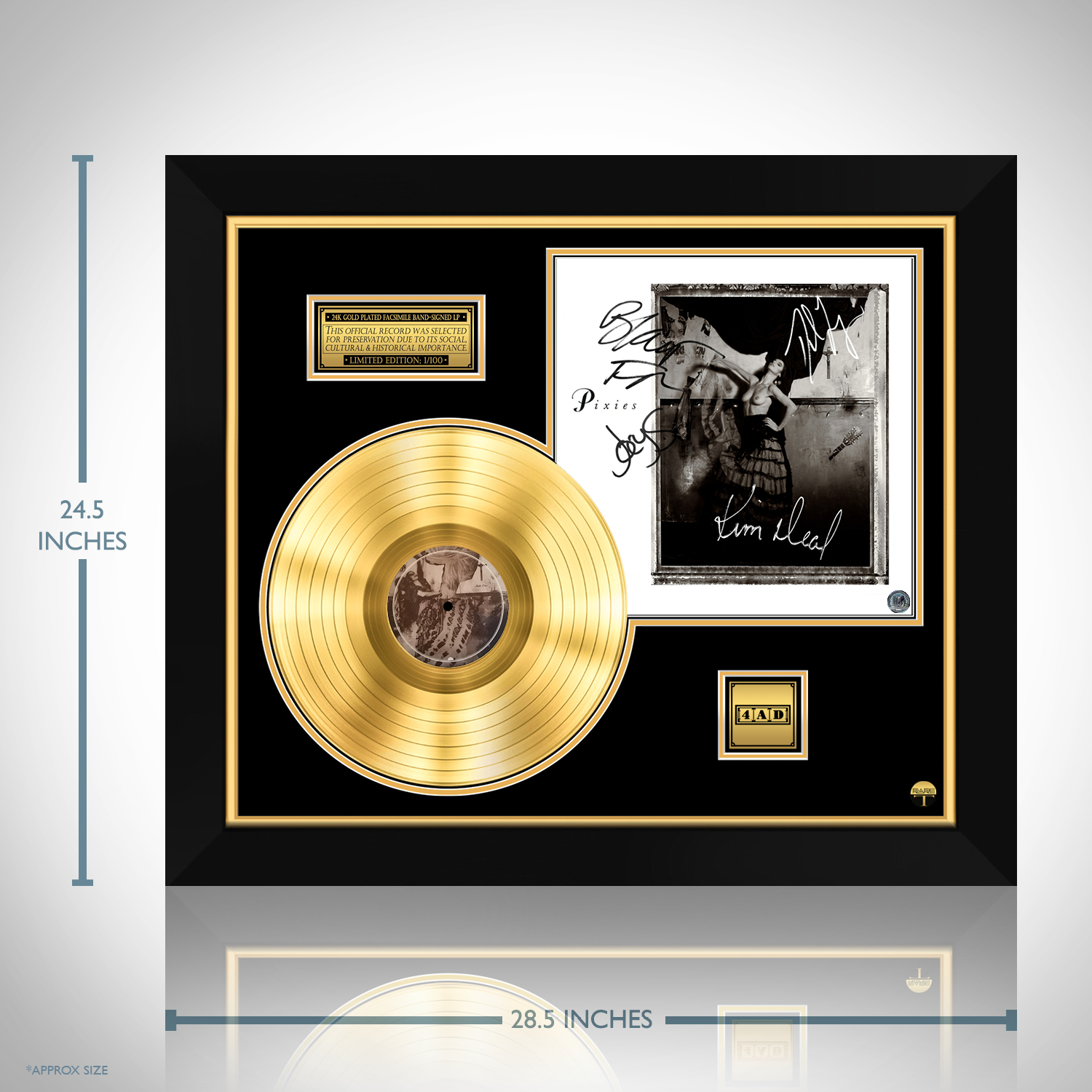 Pixies - Surfer Rosa Gold LP Limited Signature Edition Custom 