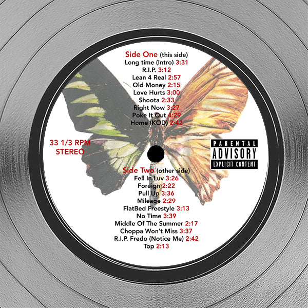 Playboi Carti - Die Lit Platinum LP Limited Signature Edition 
