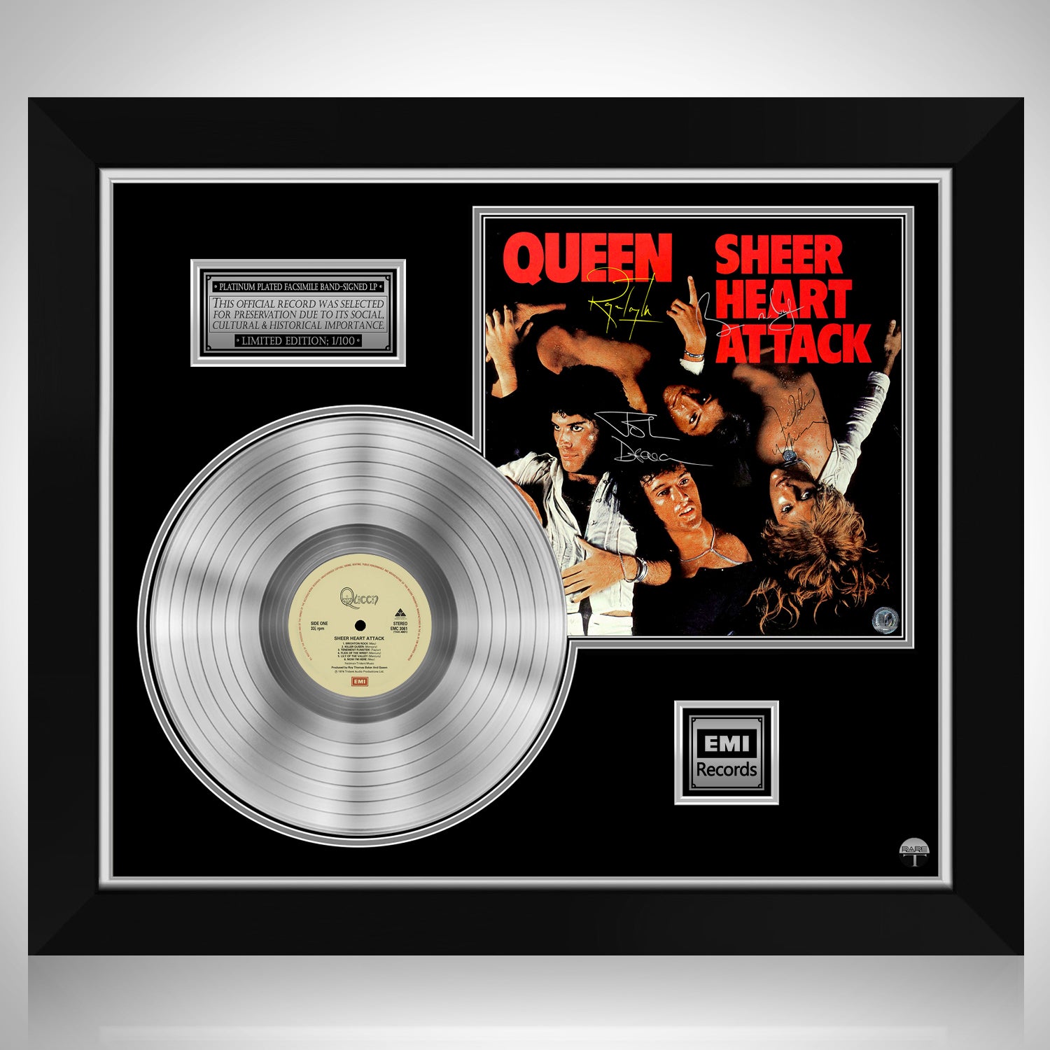 Queen - Sheer Heart Attack Platinum LP Limited Signature Edition